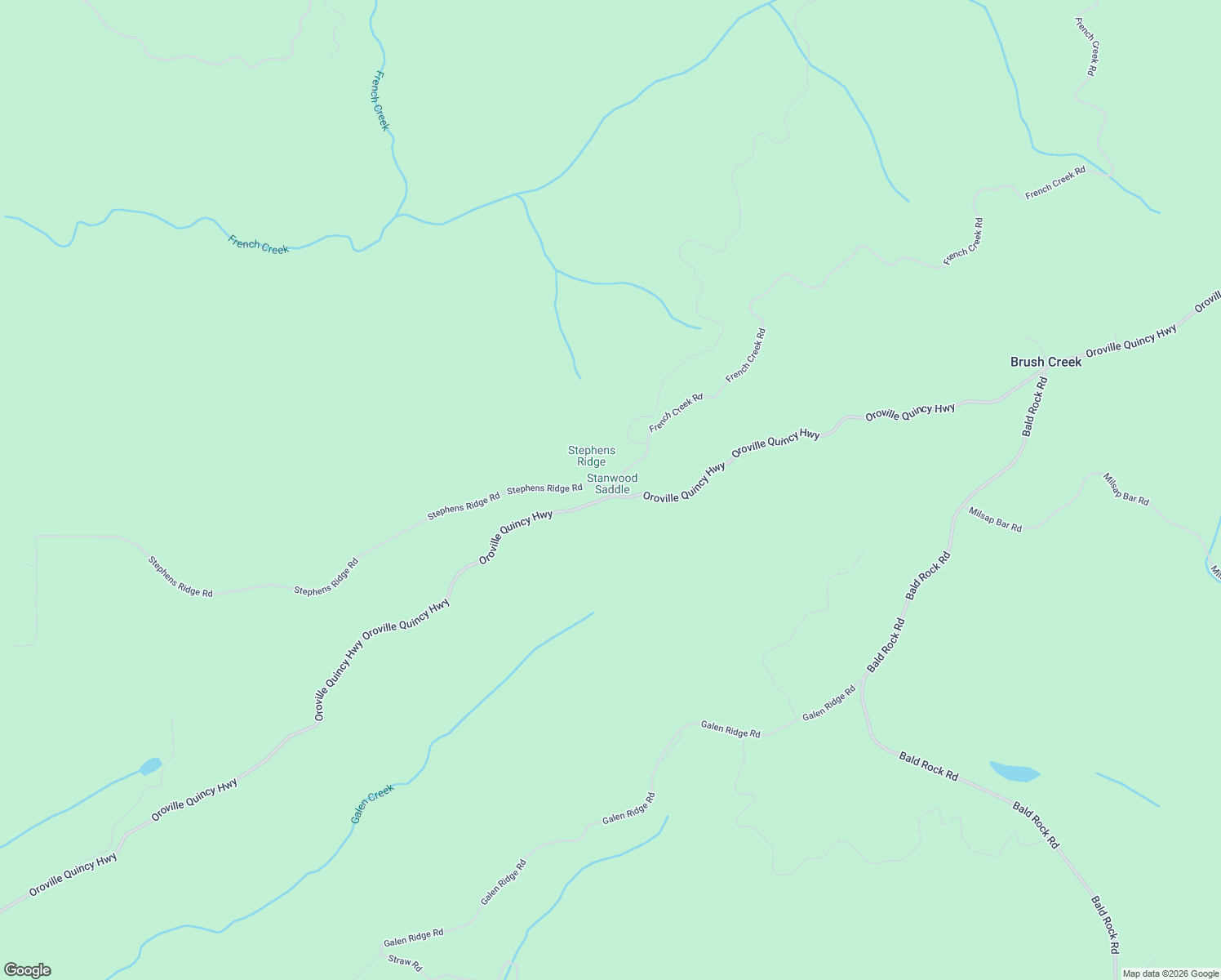 map of restaurants, bars, coffee shops, grocery stores, and more near 2 Stephens Ridge Road in Berry Creek