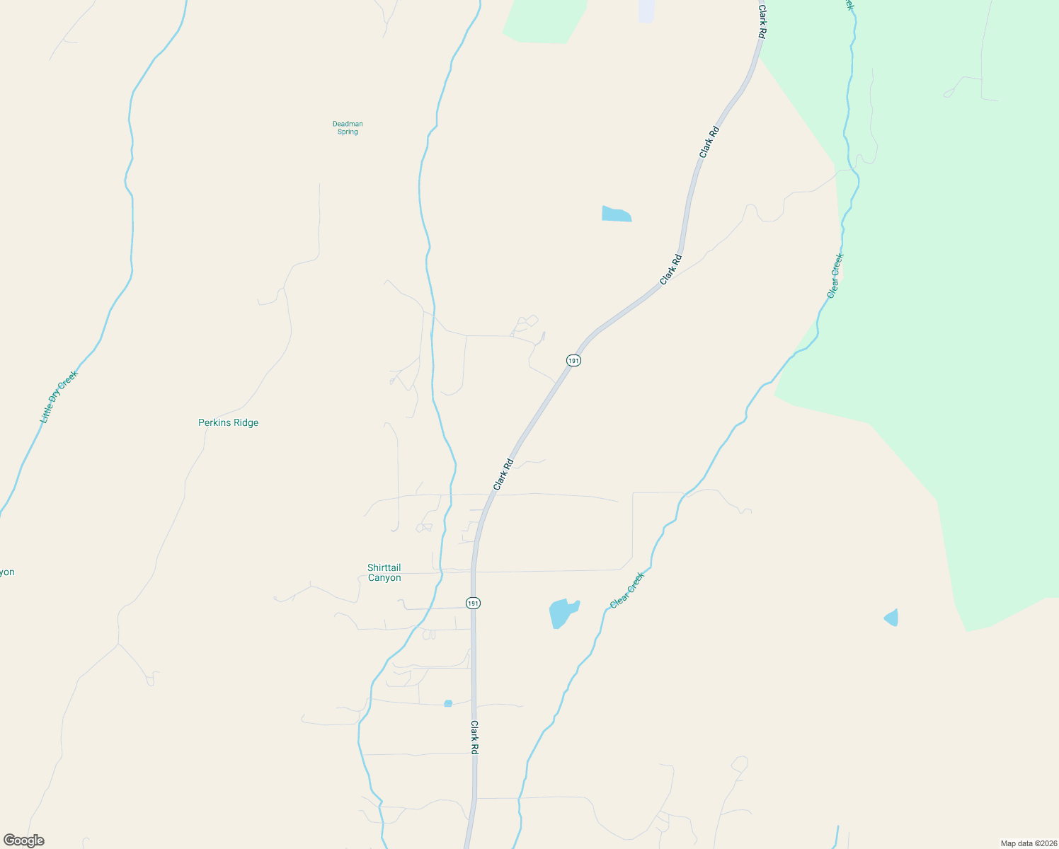 map of restaurants, bars, coffee shops, grocery stores, and more near 3687 Clark Road in Oroville