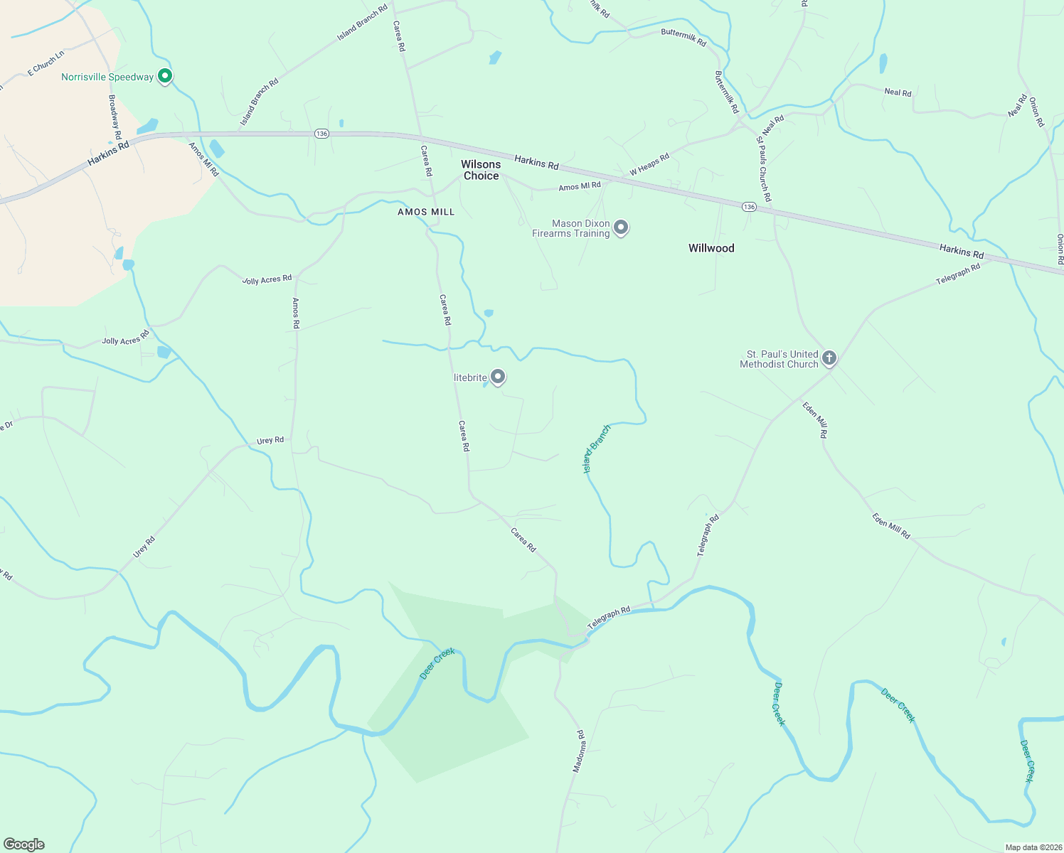 map of restaurants, bars, coffee shops, grocery stores, and more near 2325 Walnut Springs Court in White Hall