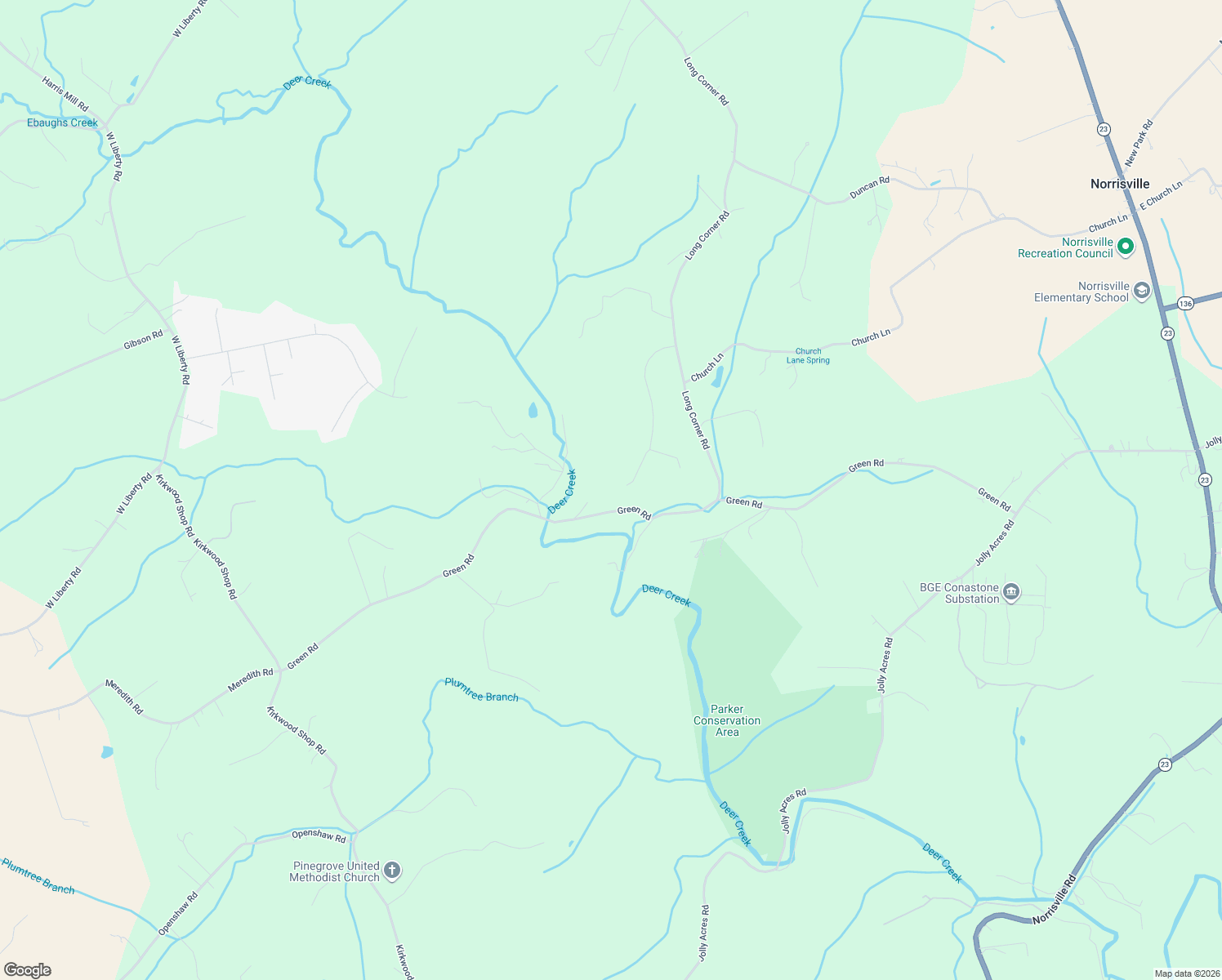 map of restaurants, bars, coffee shops, grocery stores, and more near 3116 Timber Ridge Circle in White Hall