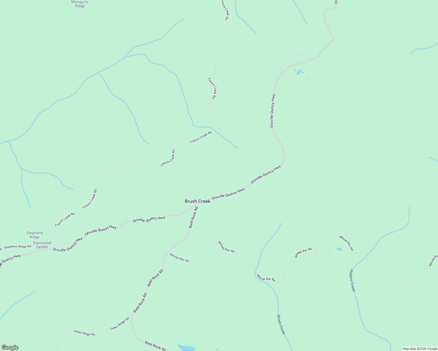 map of restaurants, bars, coffee shops, grocery stores, and more near 18 Outpost Road in Berry Creek