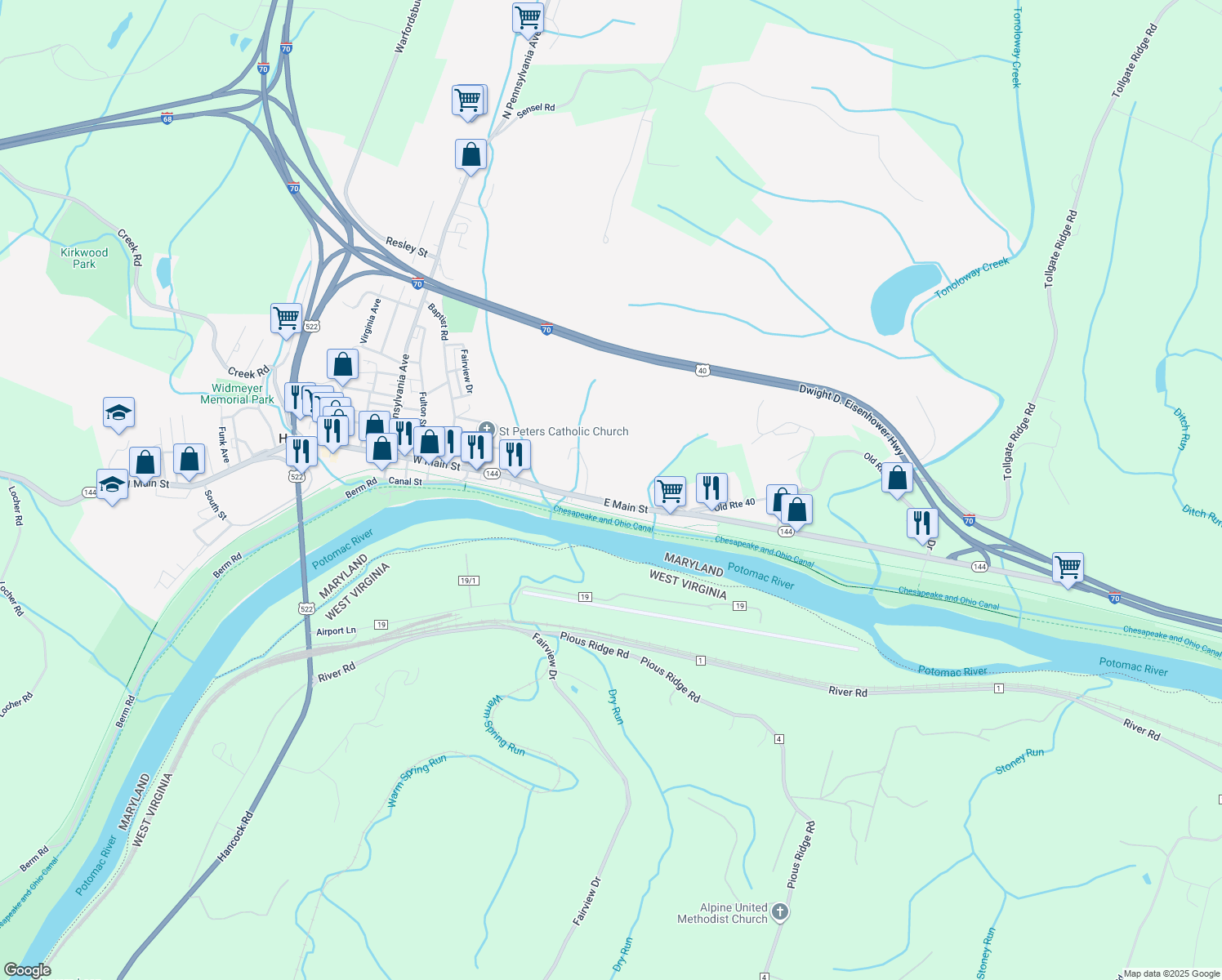 132 East Main Street, Hancock MD Walk Score