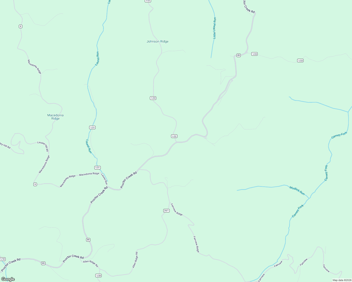 map of restaurants, bars, coffee shops, grocery stores, and more near 16213 Proctor Creek Road in New Martinsville