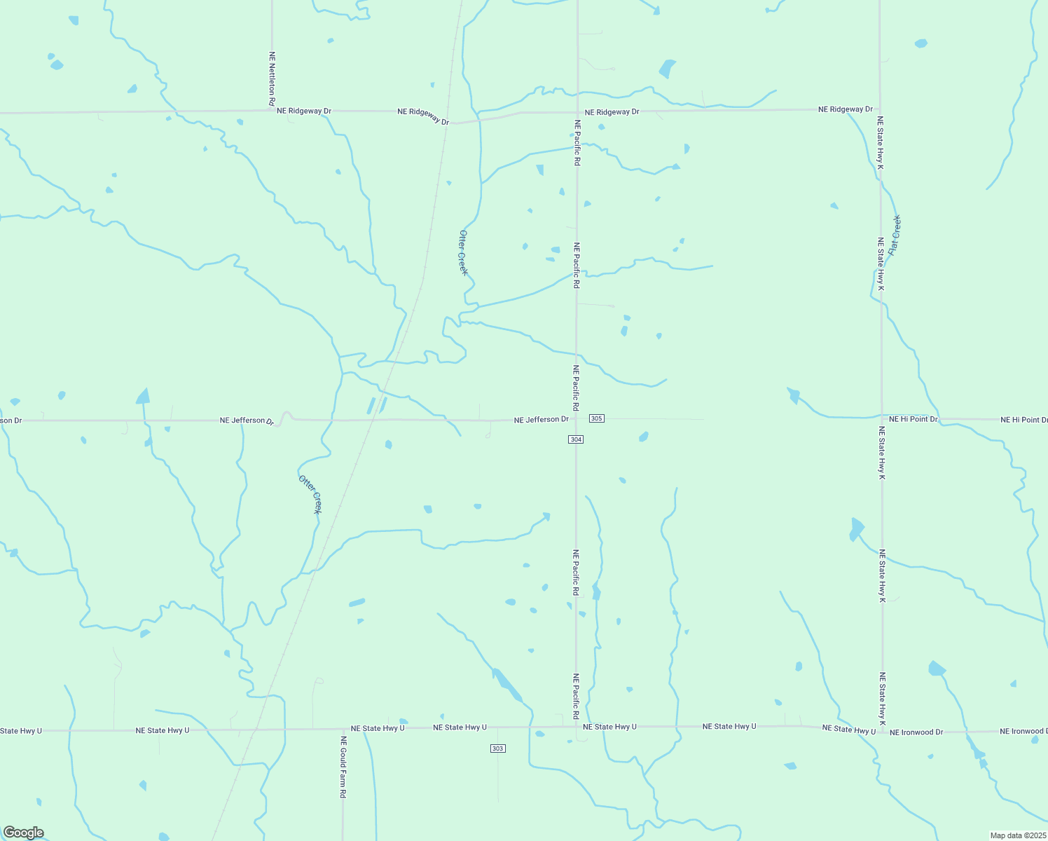 map of restaurants, bars, coffee shops, grocery stores, and more near 7800 Northeast Jefferson Drive in Hamilton