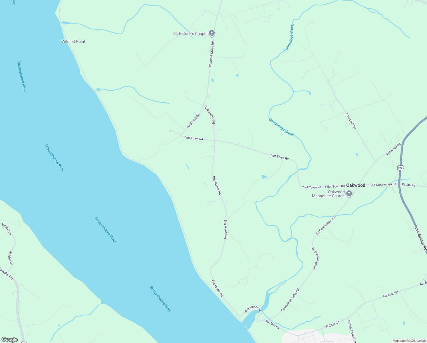 map of restaurants, bars, coffee shops, grocery stores, and more near 638 Bell Manor Rd in Cecil