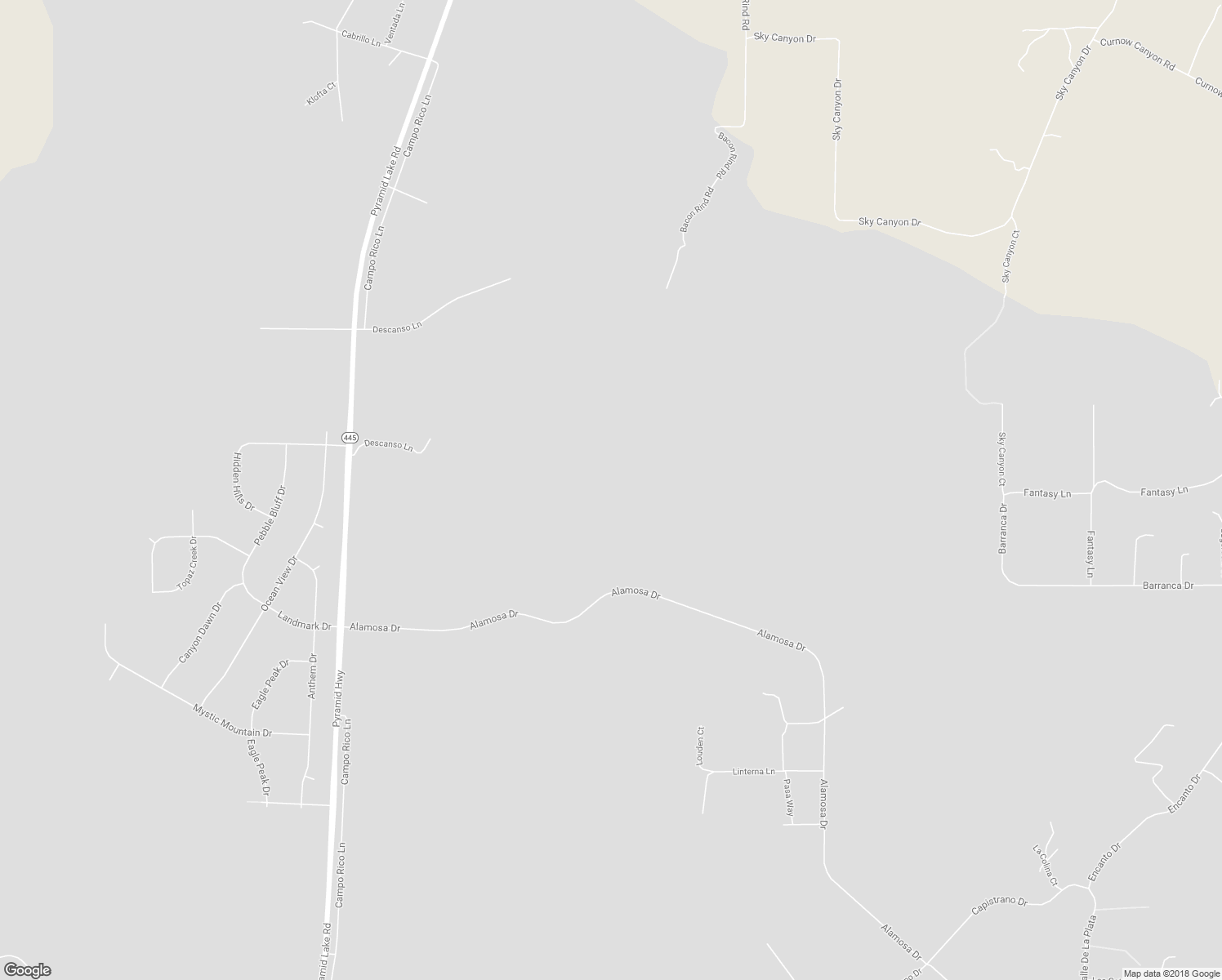 map of restaurants, bars, coffee shops, grocery stores, and more near 430 Alamosa Drive in Sparks