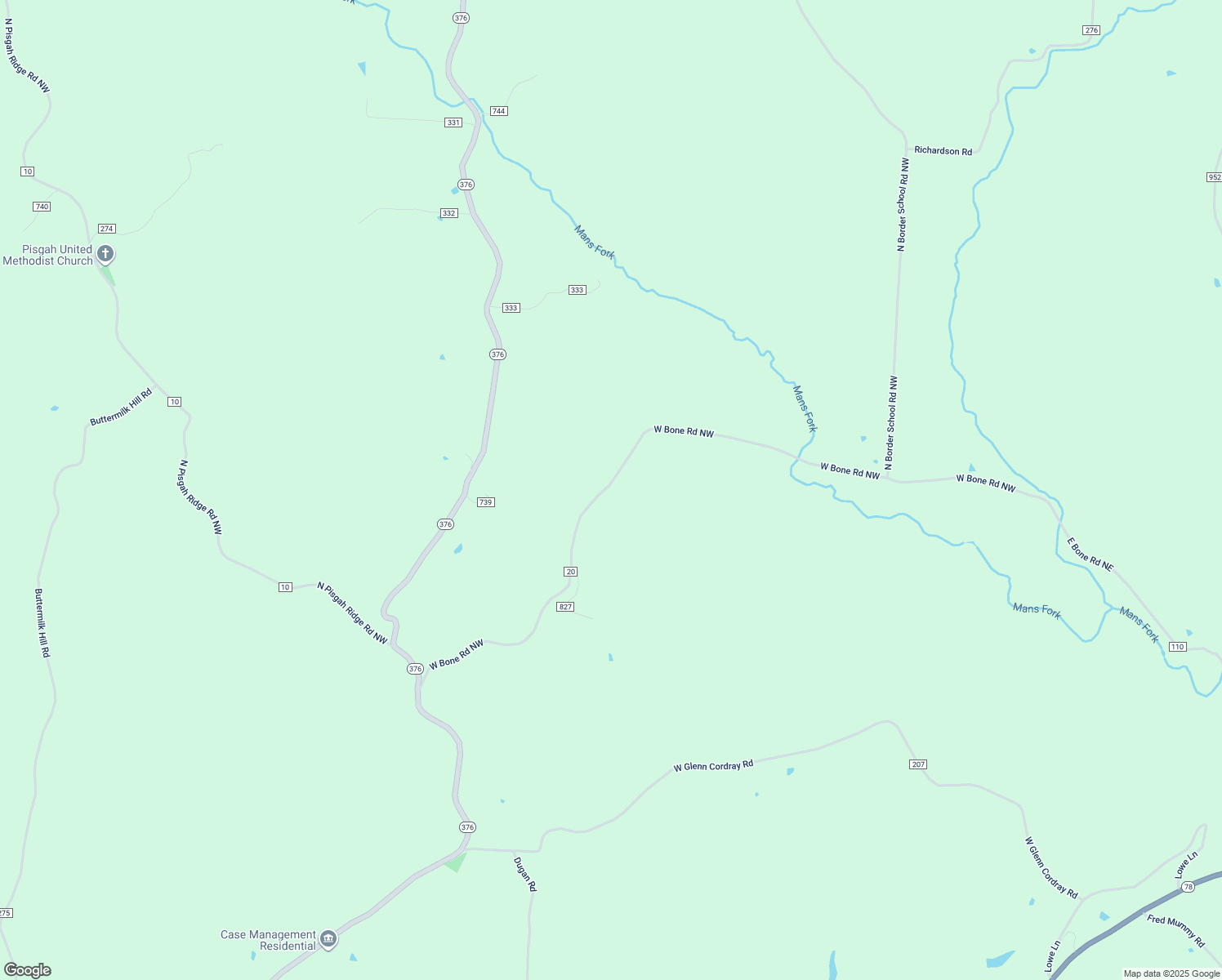 map of restaurants, bars, coffee shops, grocery stores, and more near 1363 West Bone Road Northwest in McConnelsville