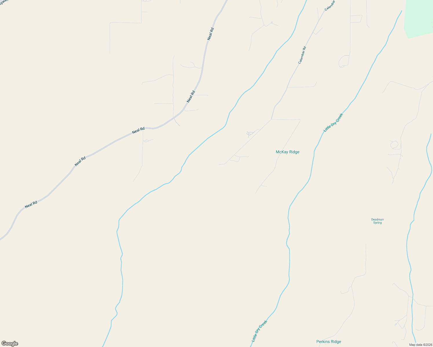 map of restaurants, bars, coffee shops, grocery stores, and more near 4285 Calernbar Road in Paradise