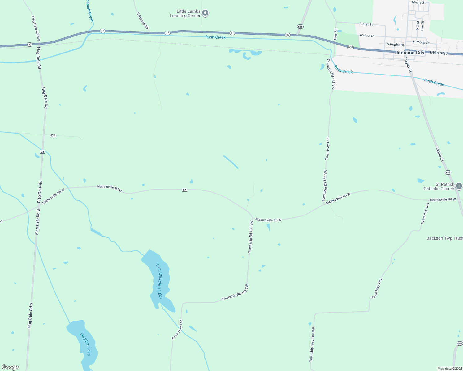 map of restaurants, bars, coffee shops, grocery stores, and more near in Junction City