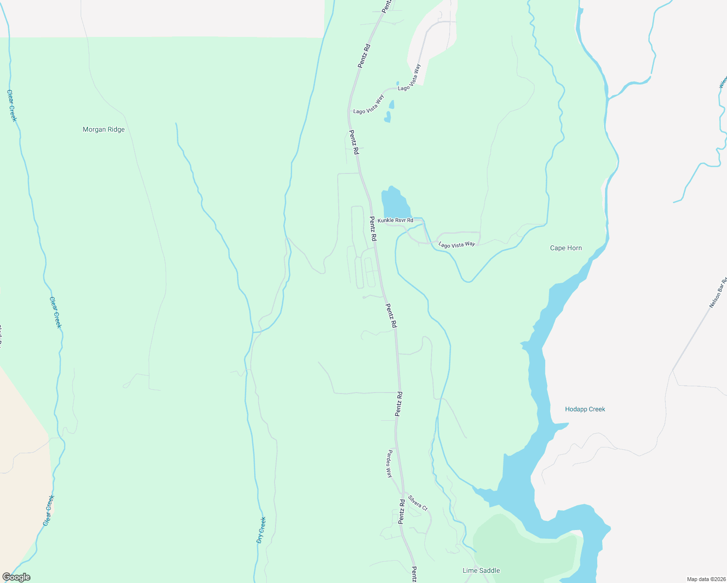 map of restaurants, bars, coffee shops, grocery stores, and more near 4472 Casa Sierra Vista in Paradise