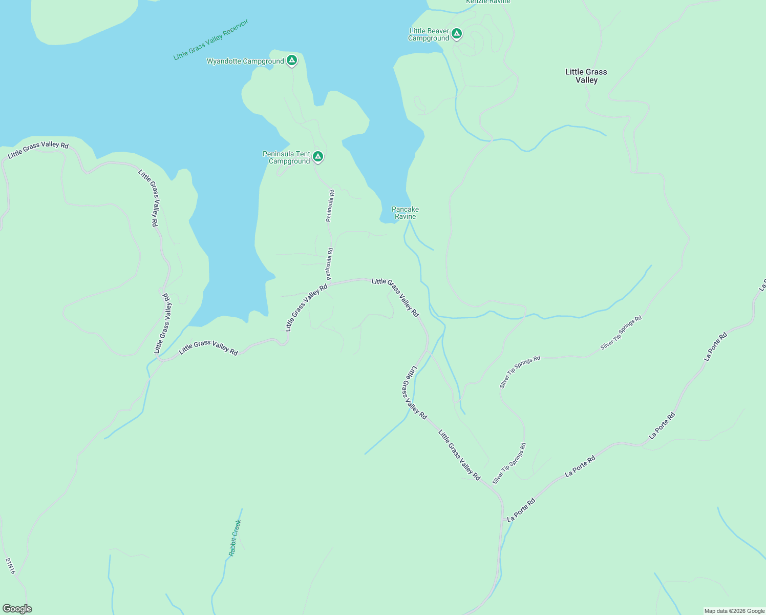 map of restaurants, bars, coffee shops, grocery stores, and more near Gooseberry Road in Strawberry Valley