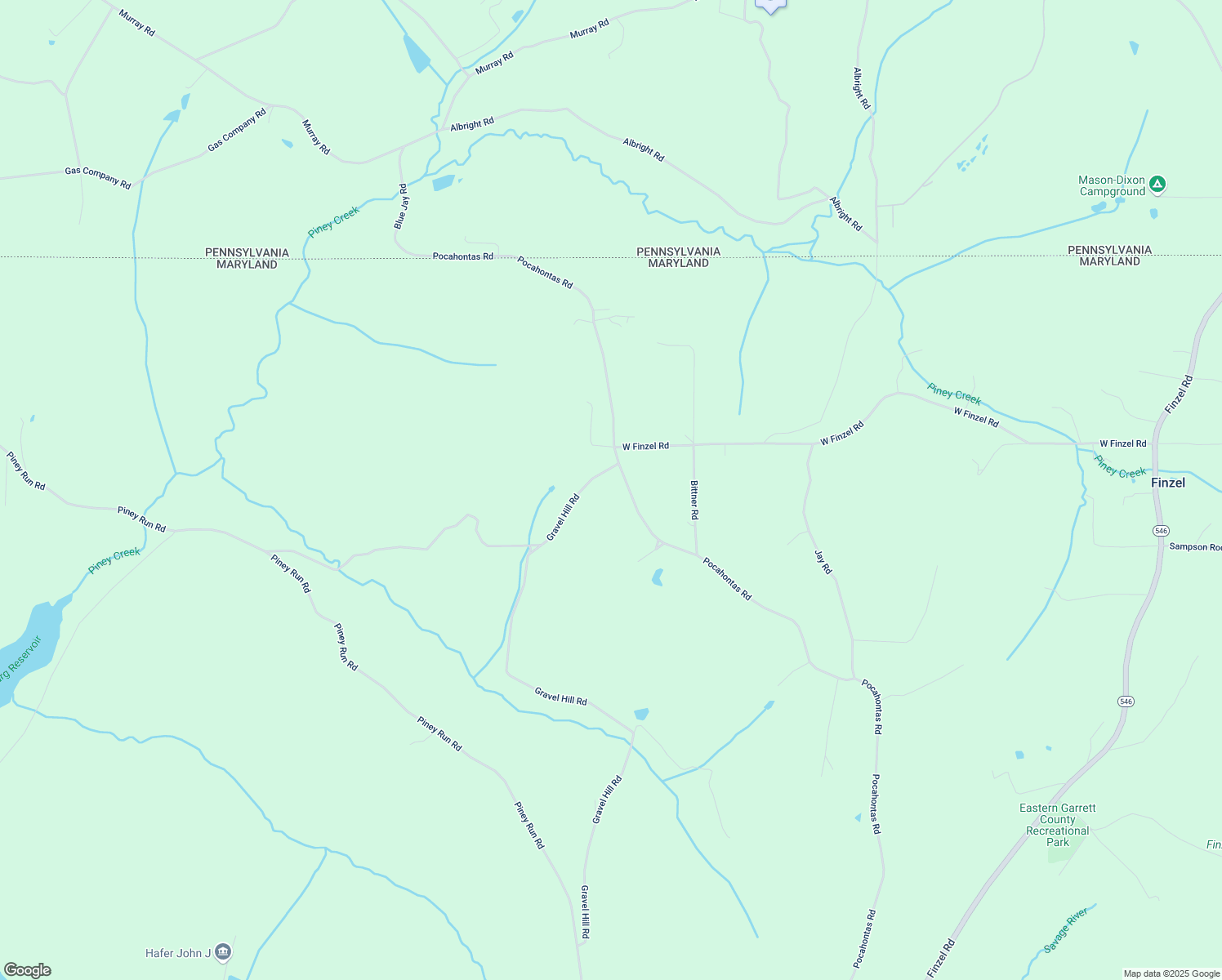 map of restaurants, bars, coffee shops, grocery stores, and more near 1722 Gravel Hill Rd in Frostburg