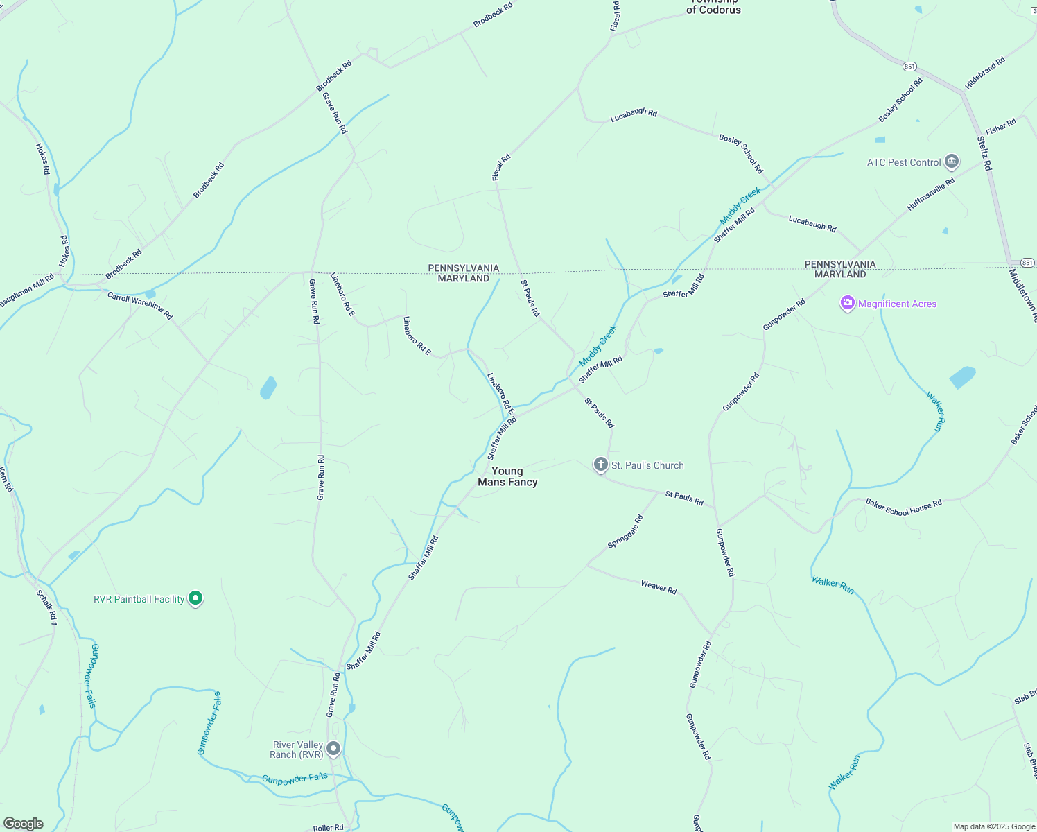 map of restaurants, bars, coffee shops, grocery stores, and more near 5100 Shaffer Mill Road in Manchester