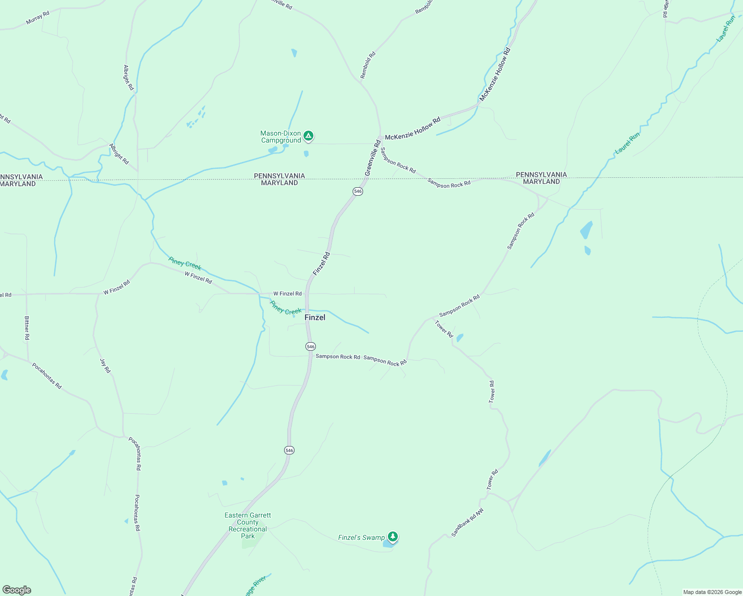 map of restaurants, bars, coffee shops, grocery stores, and more near 302 Old Schoolhouse Road in Frostburg