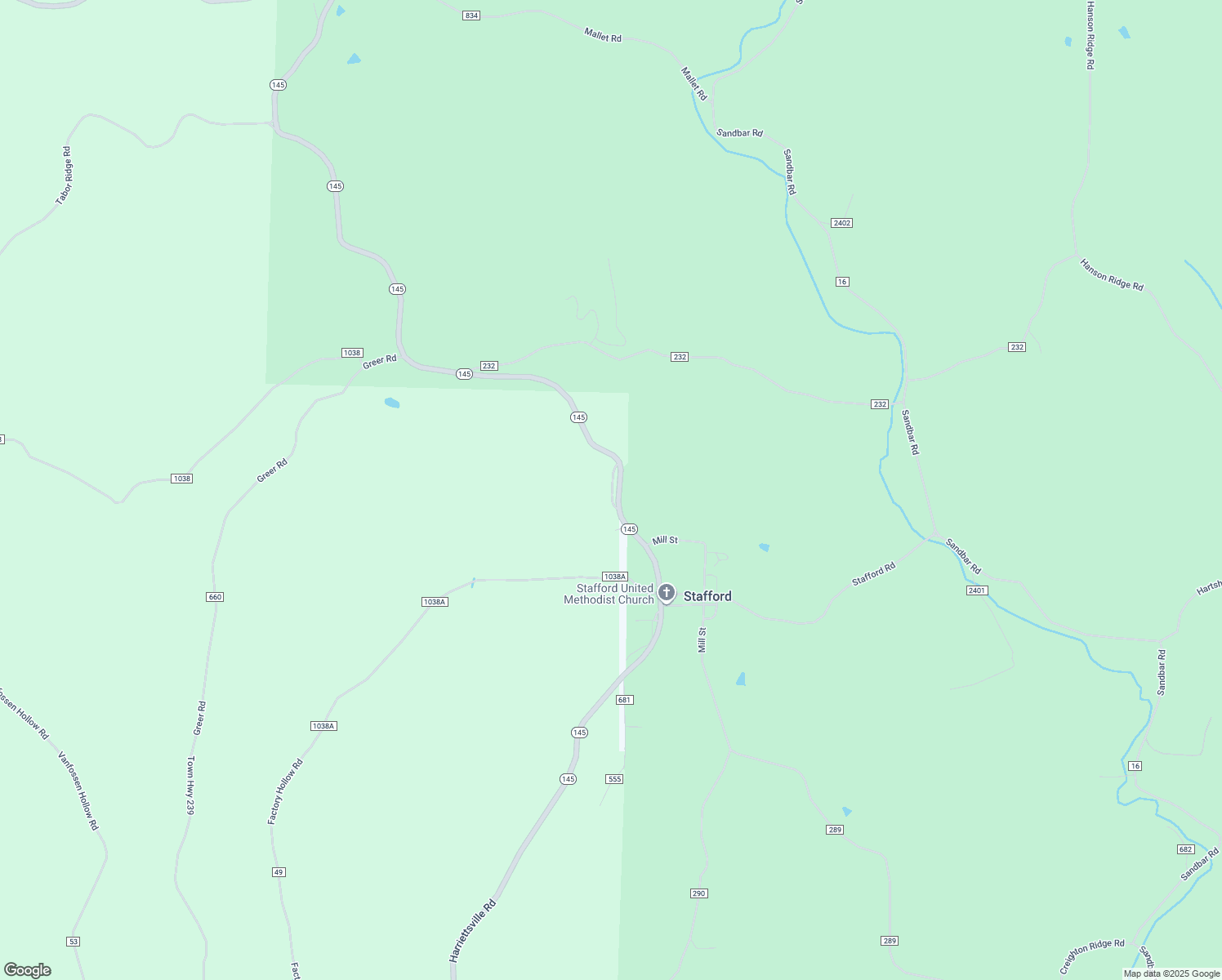 map of restaurants, bars, coffee shops, grocery stores, and more near 42613 Ohio 145 in Lewisville