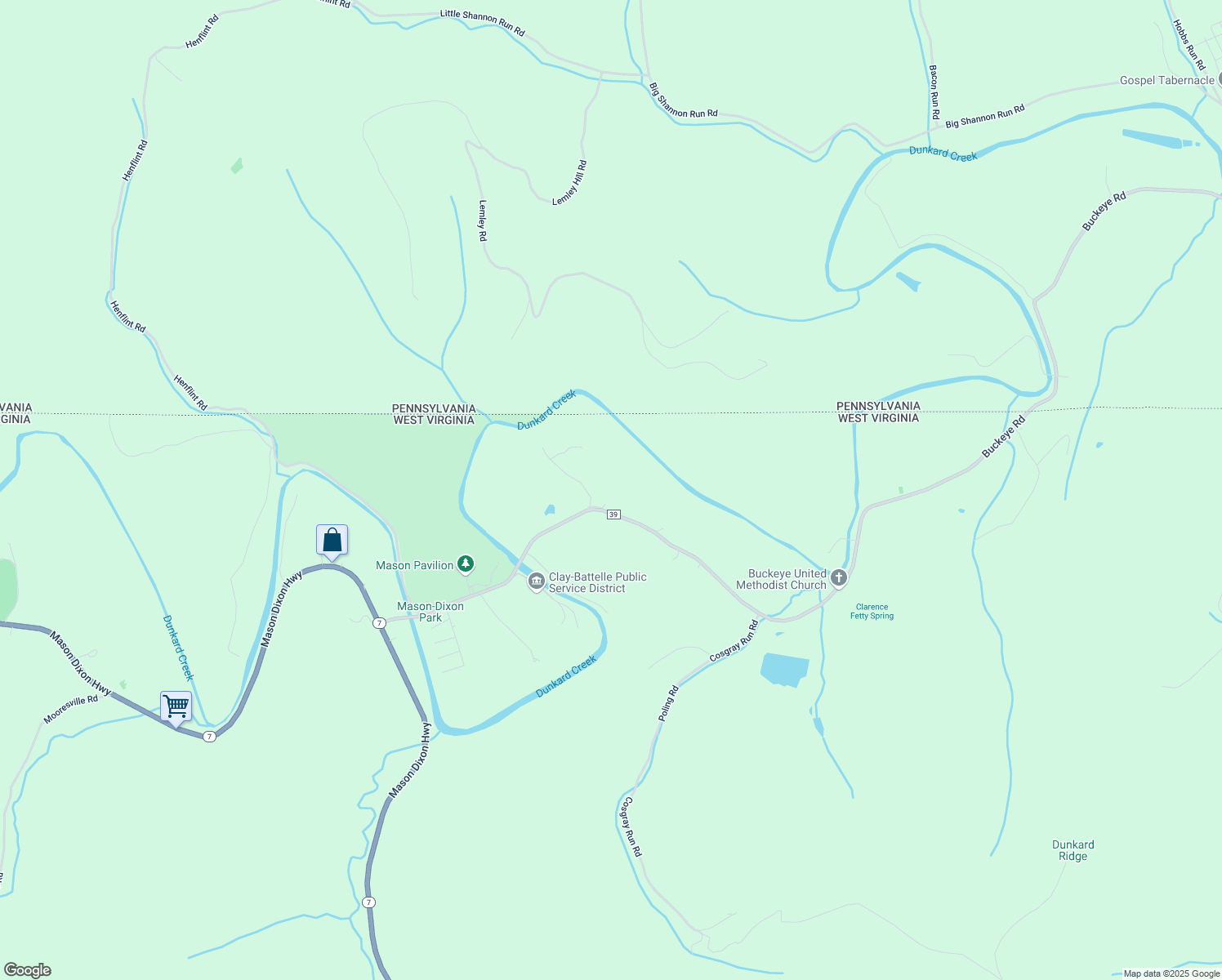 map of restaurants, bars, coffee shops, grocery stores, and more near 359 Buckeye Road in Core