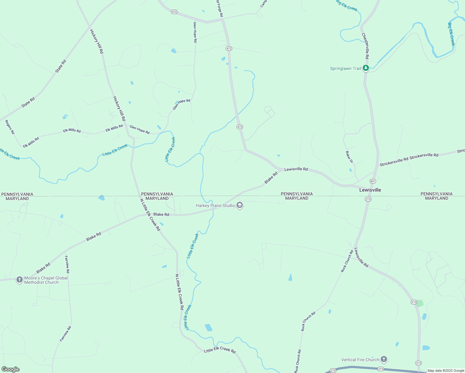 map of restaurants, bars, coffee shops, grocery stores, and more near 325 Blake Road in Oxford