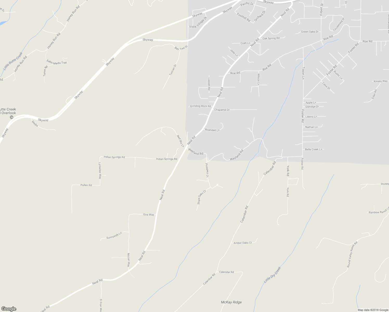 map of restaurants, bars, coffee shops, grocery stores, and more near 46 Wayland Road in Paradise