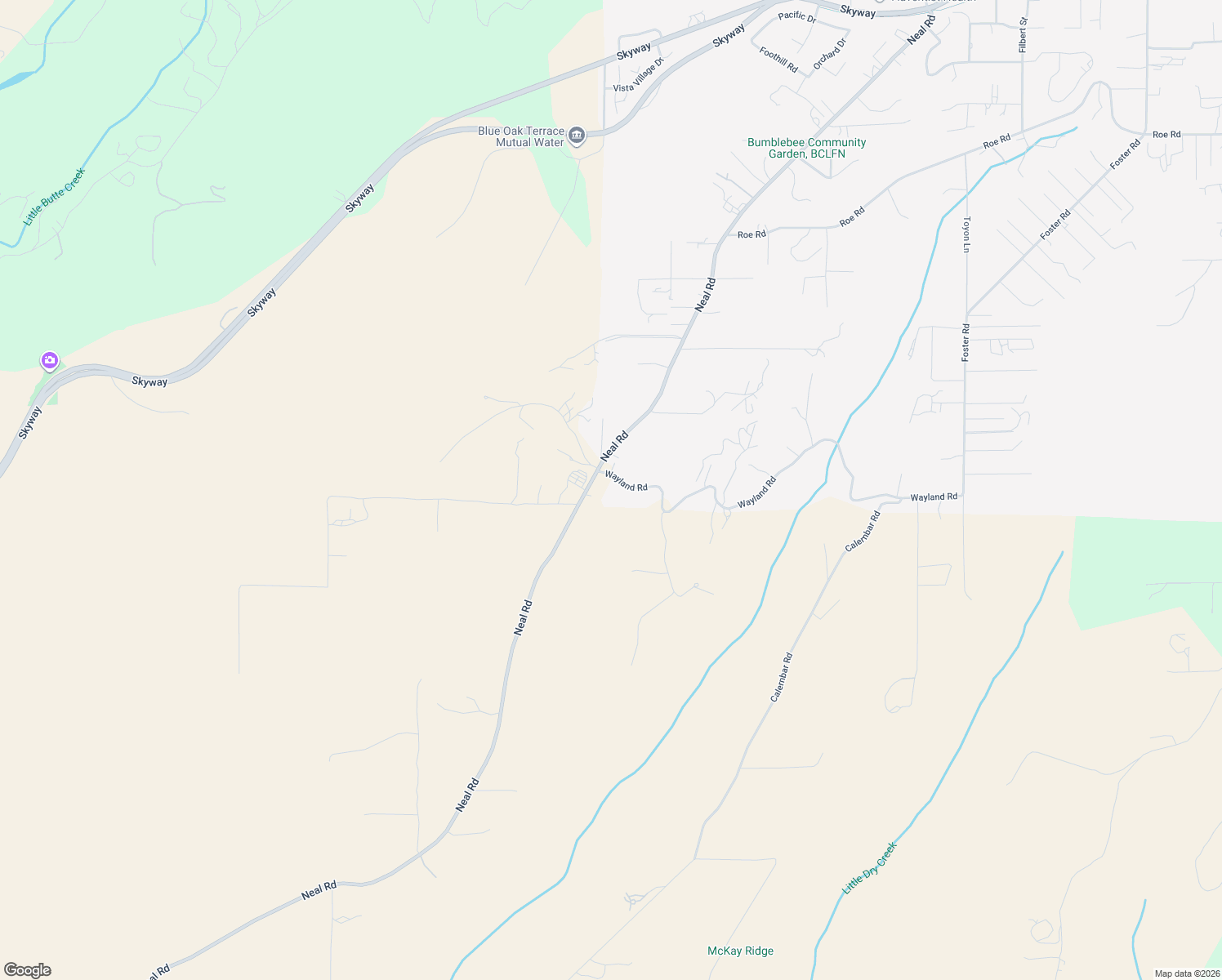 map of restaurants, bars, coffee shops, grocery stores, and more near 34 Wayland Road in Paradise