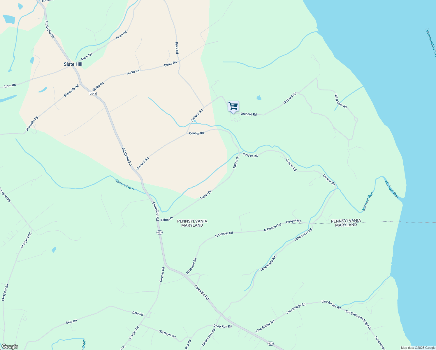 map of restaurants, bars, coffee shops, grocery stores, and more near 303 Talton Drive in Delta
