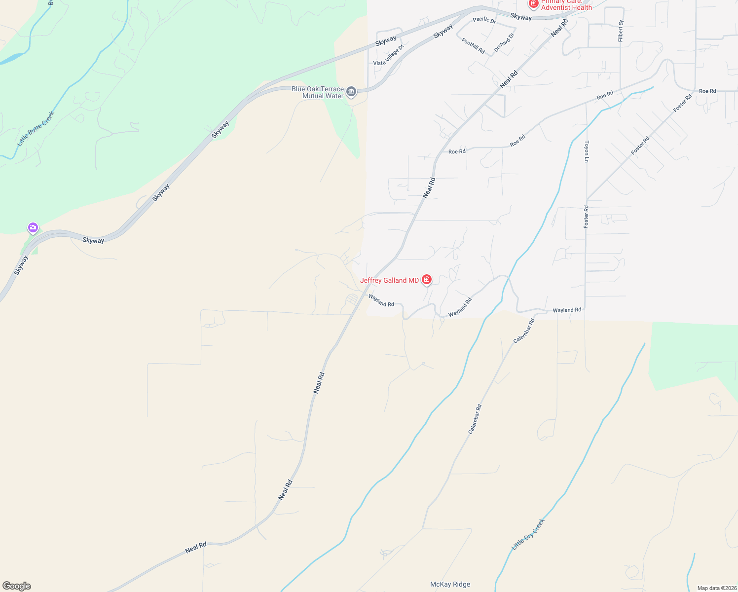 map of restaurants, bars, coffee shops, grocery stores, and more near 1 Wayland Road in Paradise