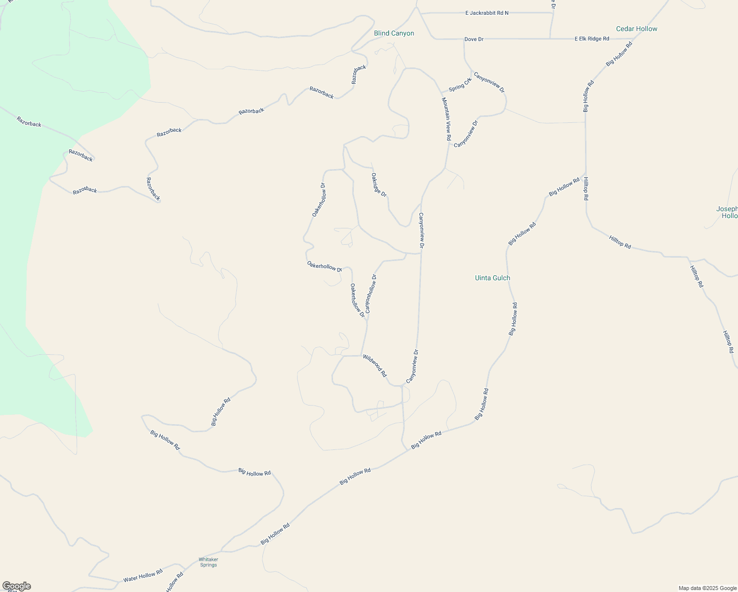 map of restaurants, bars, coffee shops, grocery stores, and more near Canyonhollow Drive in Sanpete County