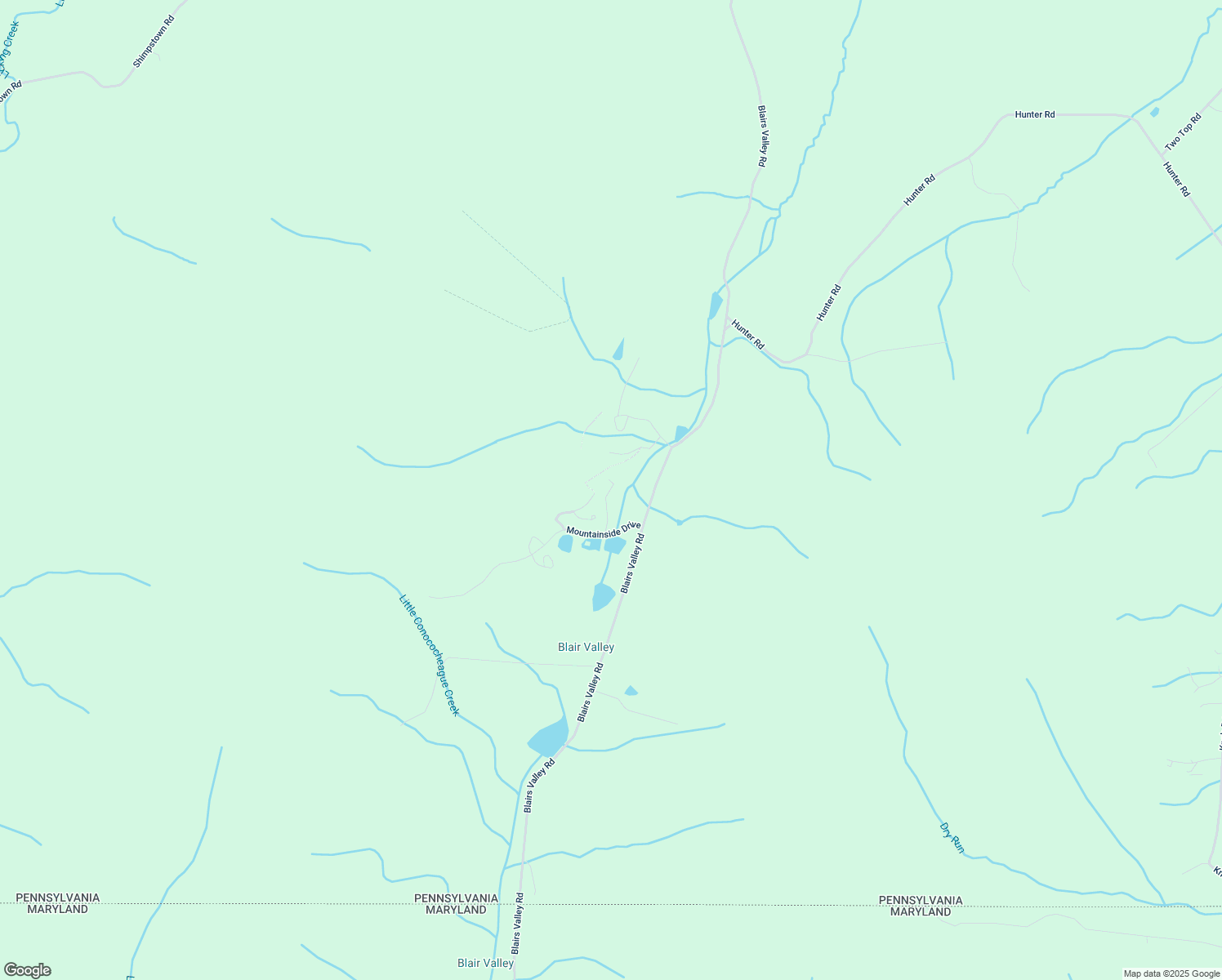 map of restaurants, bars, coffee shops, grocery stores, and more near 14175 Northern Lights Drive in Mercersburg