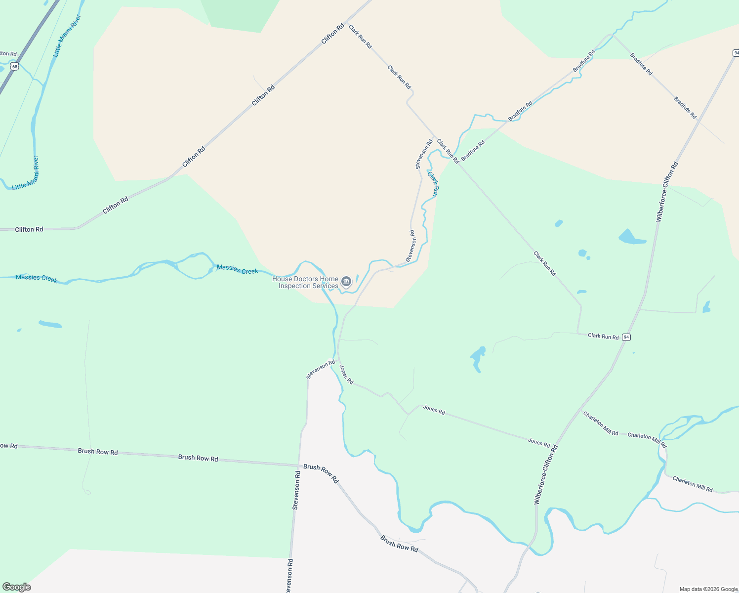 map of restaurants, bars, coffee shops, grocery stores, and more near 2084-2162 Stevenson Road in Xenia