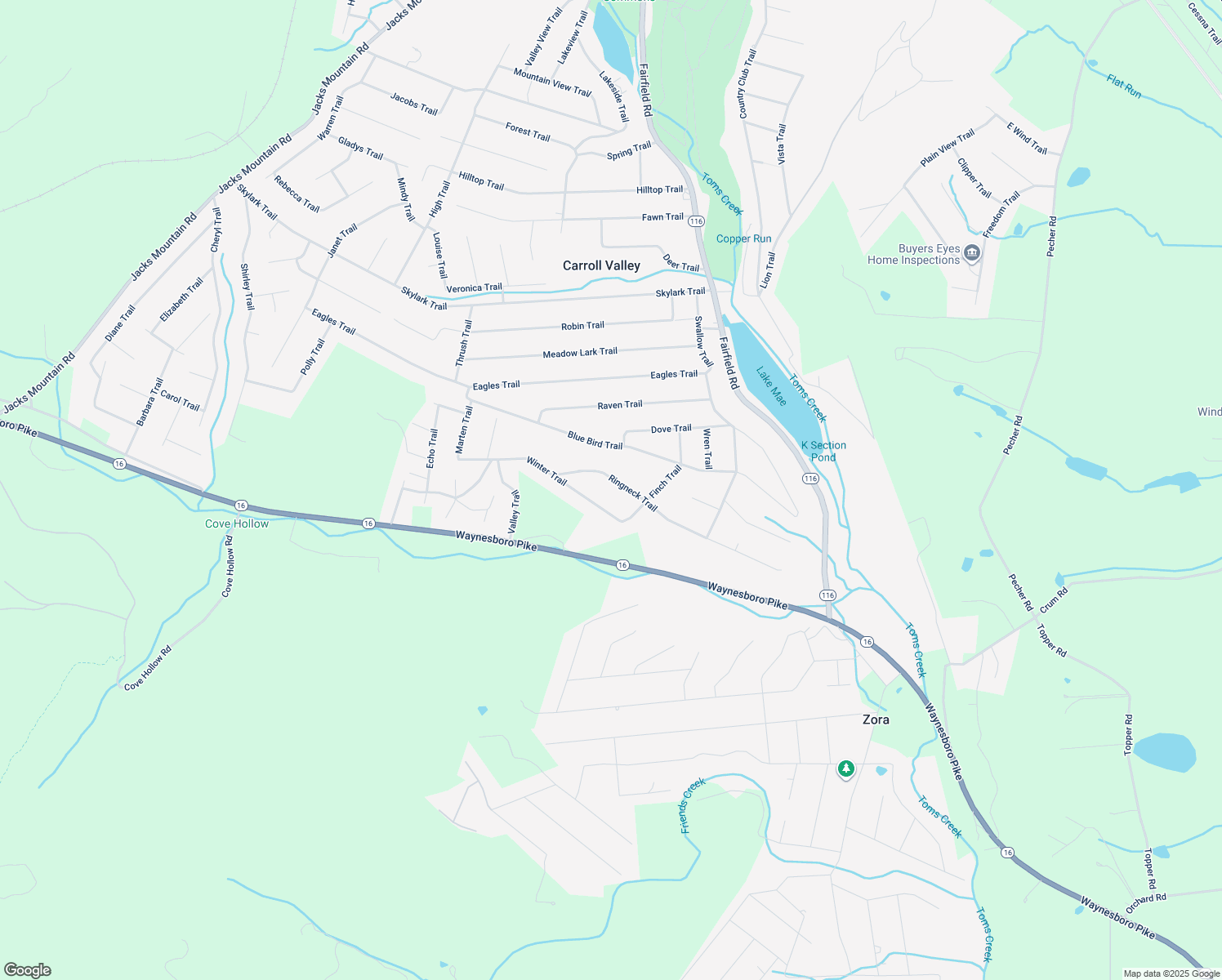 map of restaurants, bars, coffee shops, grocery stores, and more near 18 Ringneck Trail in Fairfield