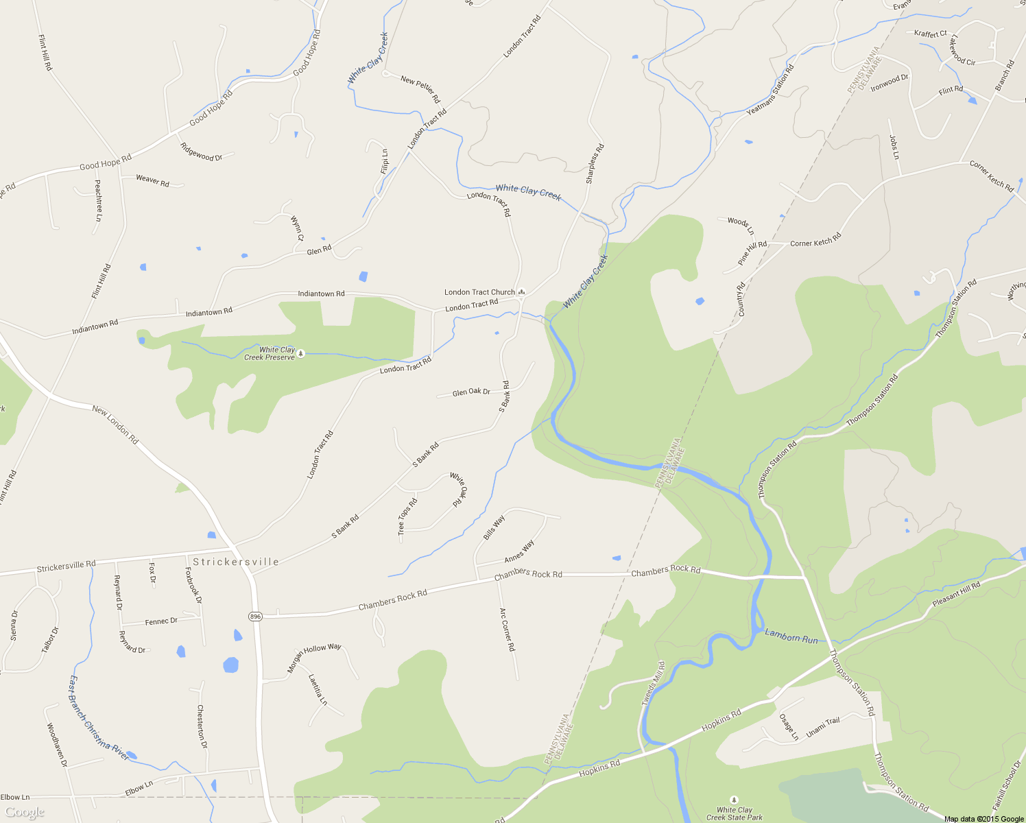 map of restaurants, bars, coffee shops, grocery stores, and more near 416 South Bank Road in Landenberg