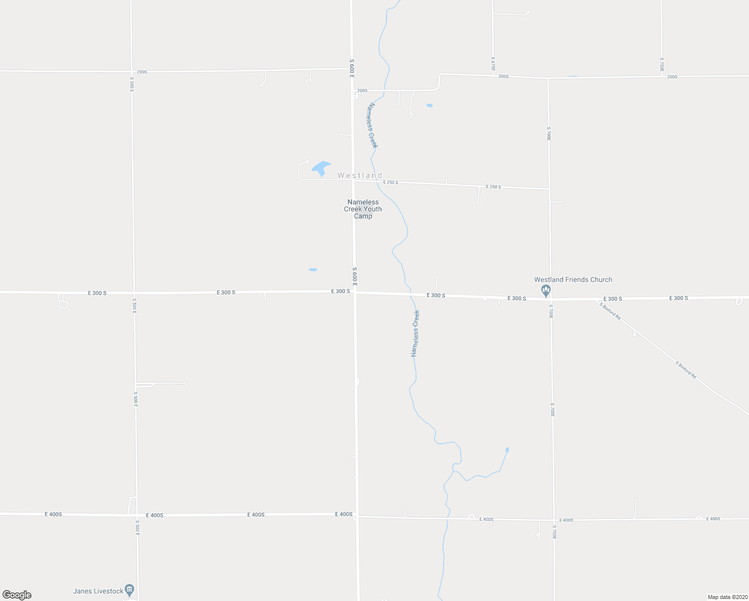 map of restaurants, bars, coffee shops, grocery stores, and more near 6103 East 300 South in Greenfield