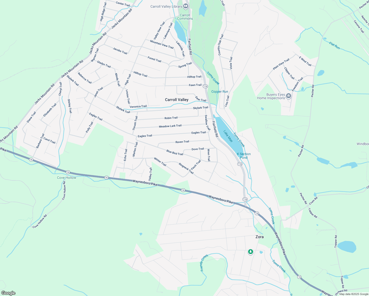 map of restaurants, bars, coffee shops, grocery stores, and more near 30 Dove Trail in Fairfield
