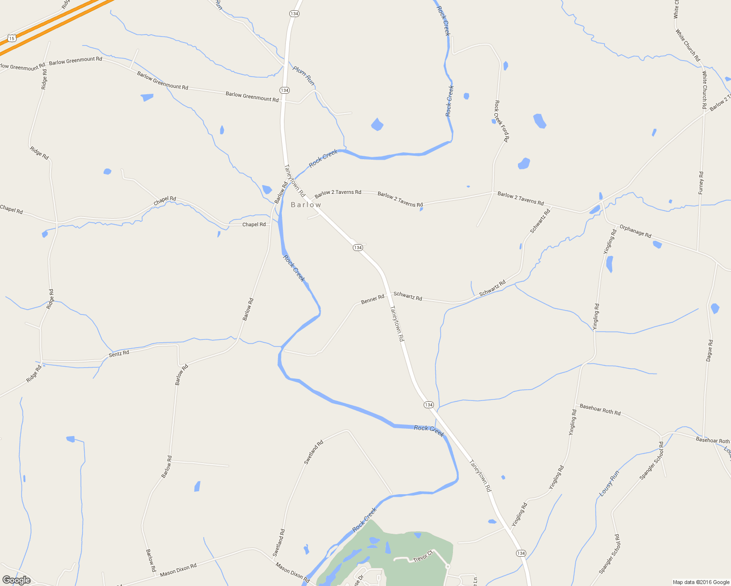 map of restaurants, bars, coffee shops, grocery stores, and more near 75 Benner Road in Gettysburg