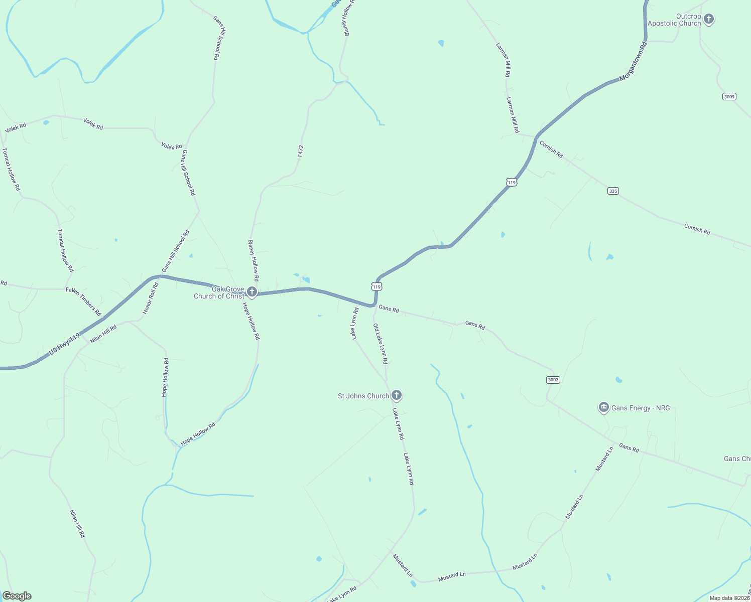 map of restaurants, bars, coffee shops, grocery stores, and more near 4553 Morgantown Rd in Smithfield
