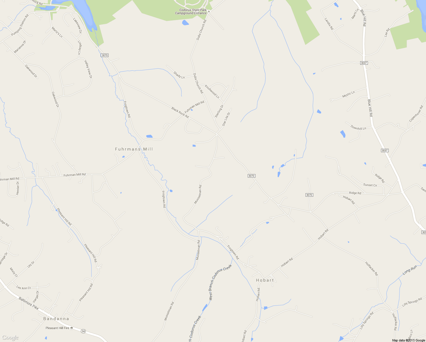 map of restaurants, bars, coffee shops, grocery stores, and more near 114 Musselman Road in Hanover