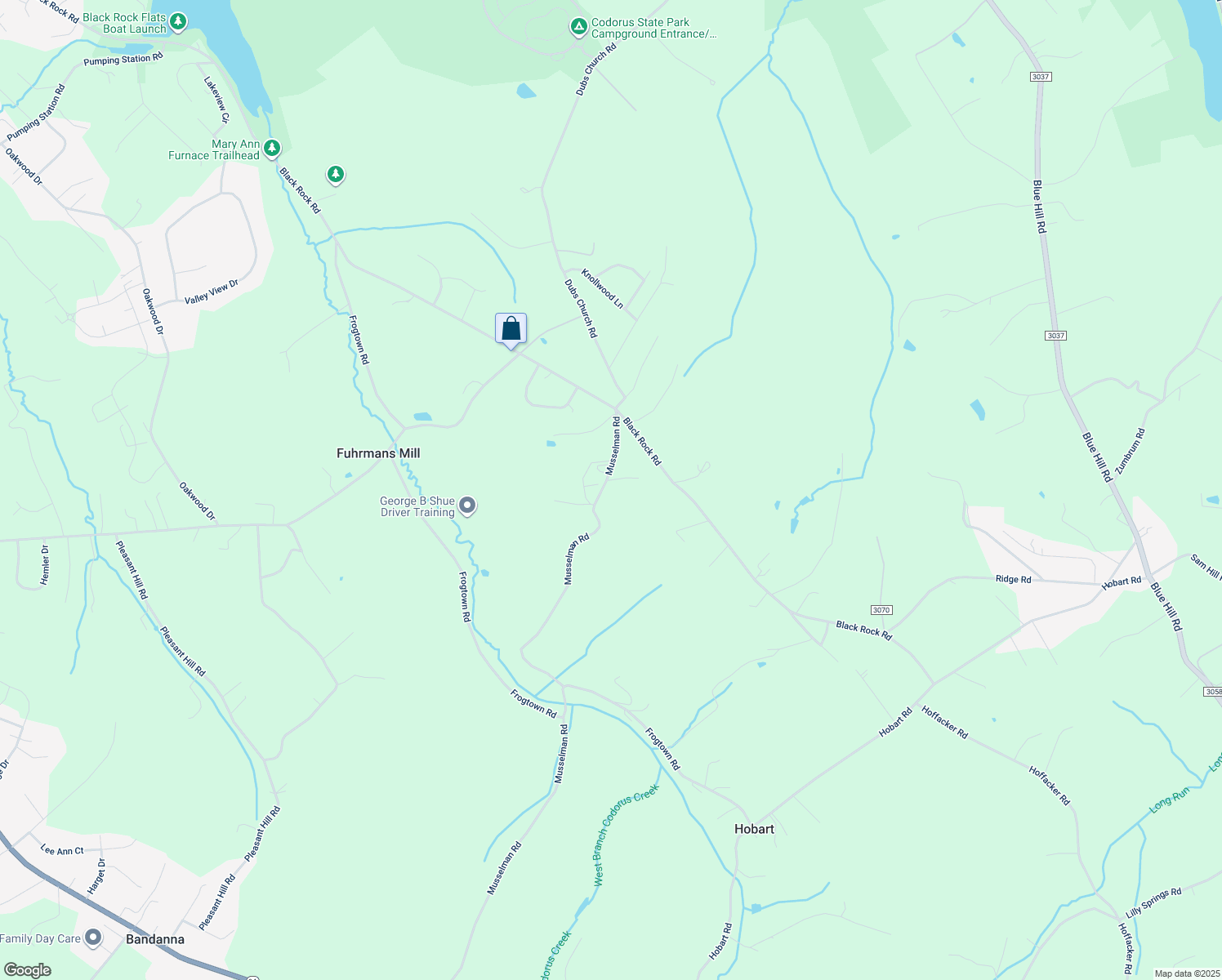map of restaurants, bars, coffee shops, grocery stores, and more near 92 Musselman Road in Hanover