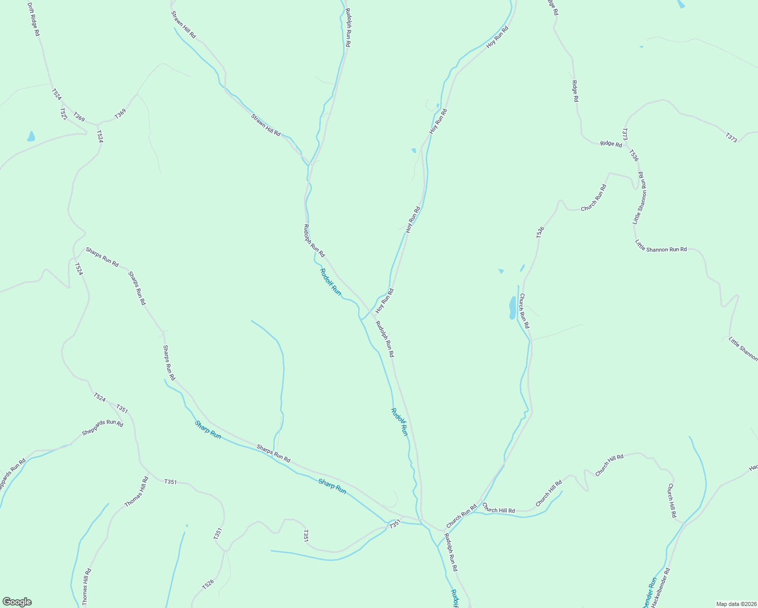 map of restaurants, bars, coffee shops, grocery stores, and more near 121 Hoy Run Road in Spraggs
