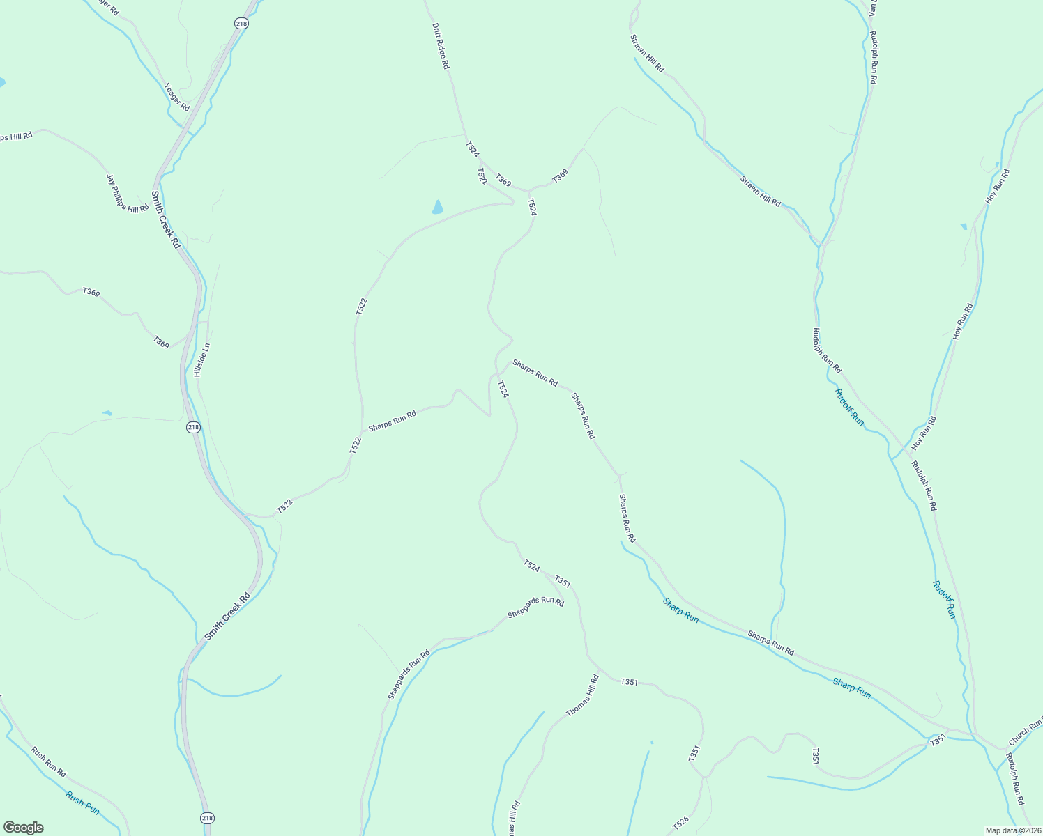 map of restaurants, bars, coffee shops, grocery stores, and more near 438 T524 in Spraggs