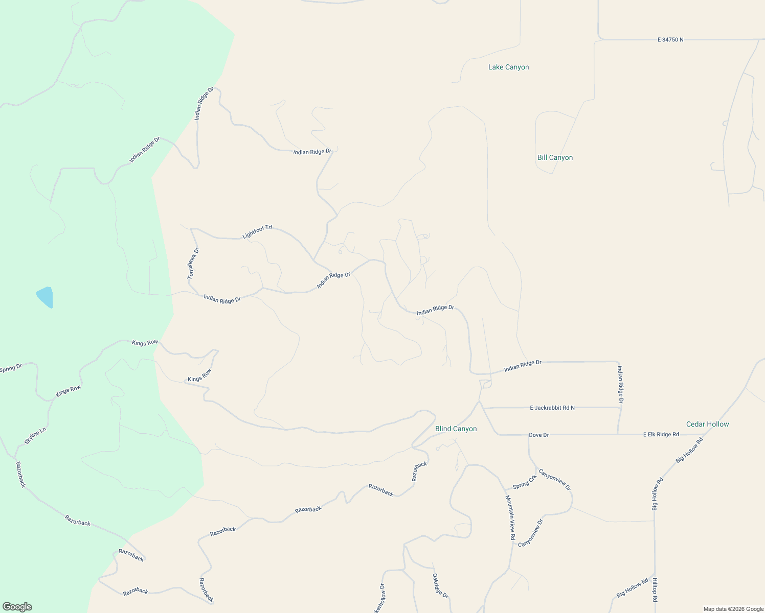 map of restaurants, bars, coffee shops, grocery stores, and more near Thunder Cloud Circle in Fairview