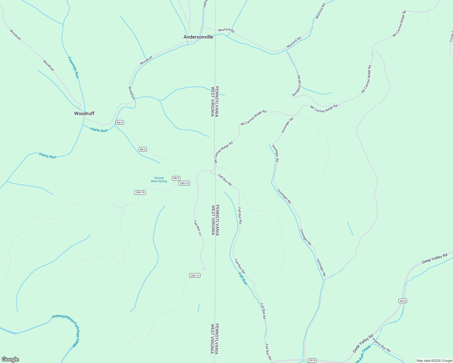 map of restaurants, bars, coffee shops, grocery stores, and more near Fall Run Road in Aleppo
