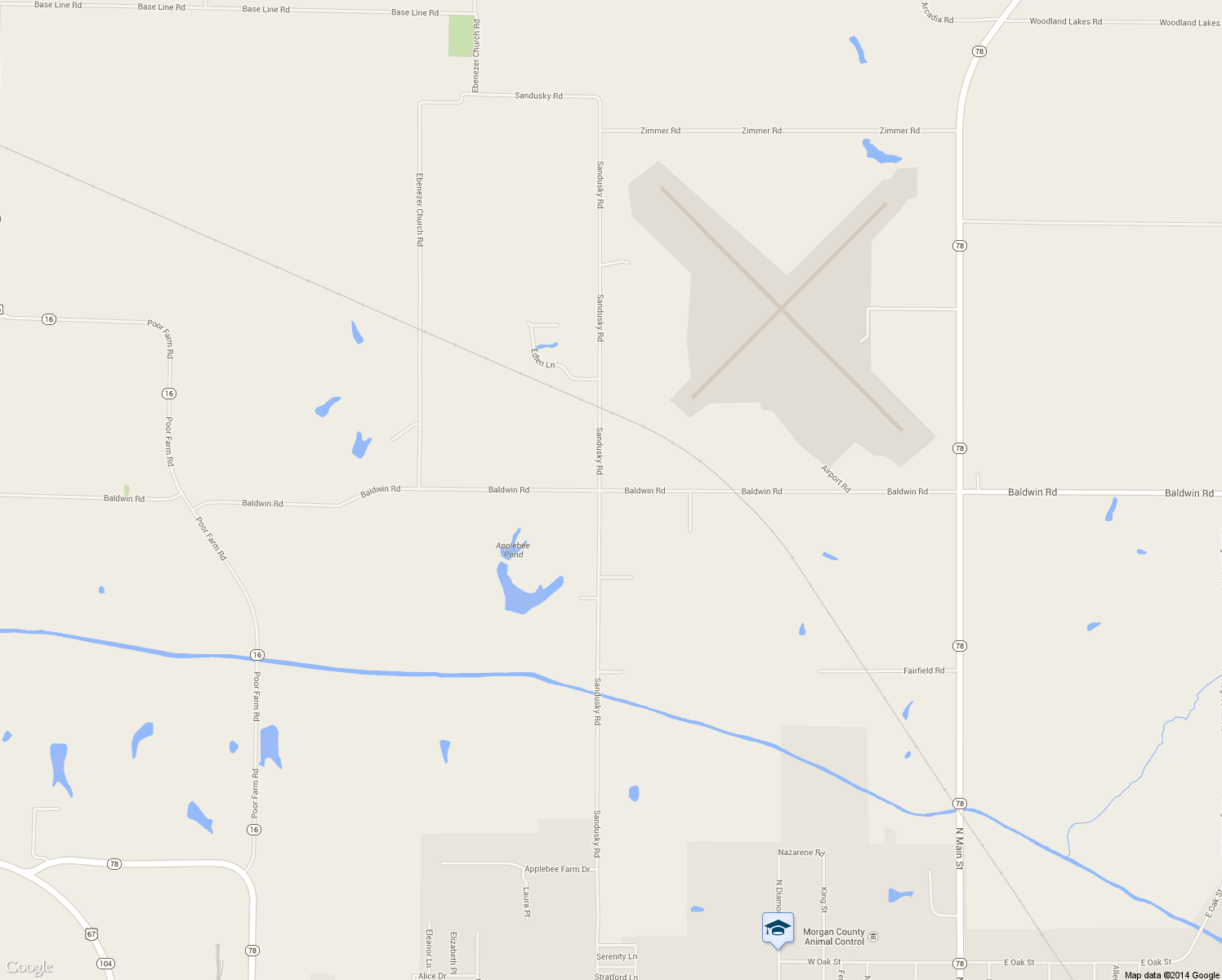 map of restaurants, bars, coffee shops, grocery stores, and more near 1882 Baldwin Road in Jacksonville
