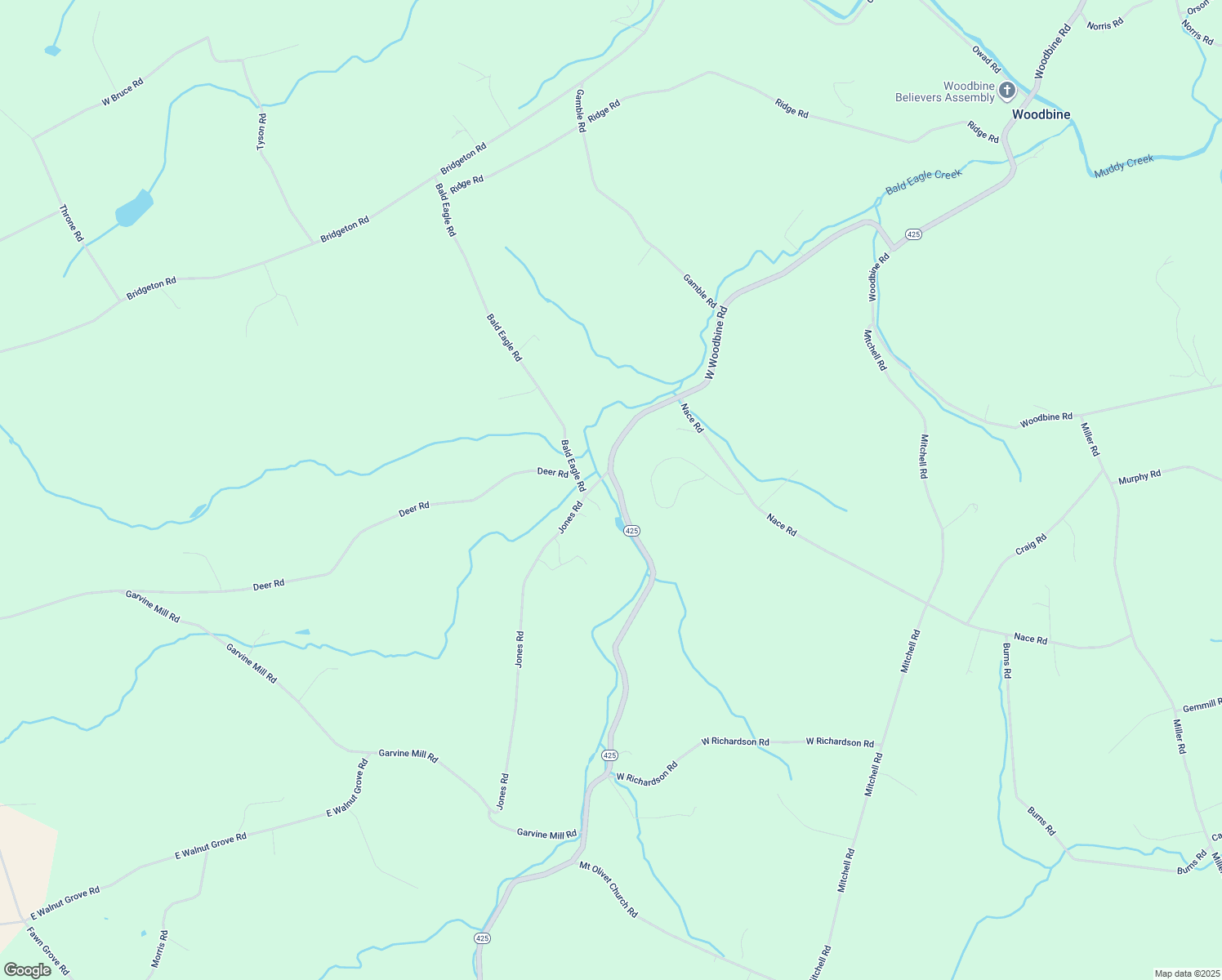 map of restaurants, bars, coffee shops, grocery stores, and more near 1098 Deer Road in Fawn Grove