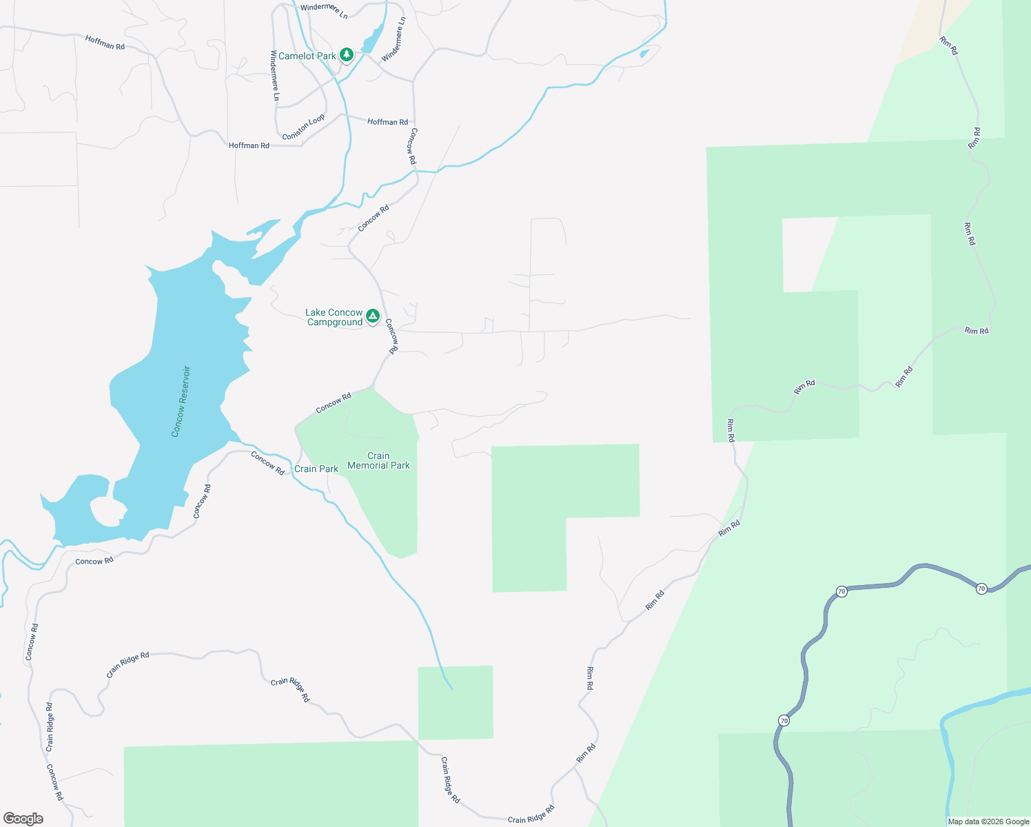 map of restaurants, bars, coffee shops, grocery stores, and more near 4125 Yellow Wood Road in Oroville