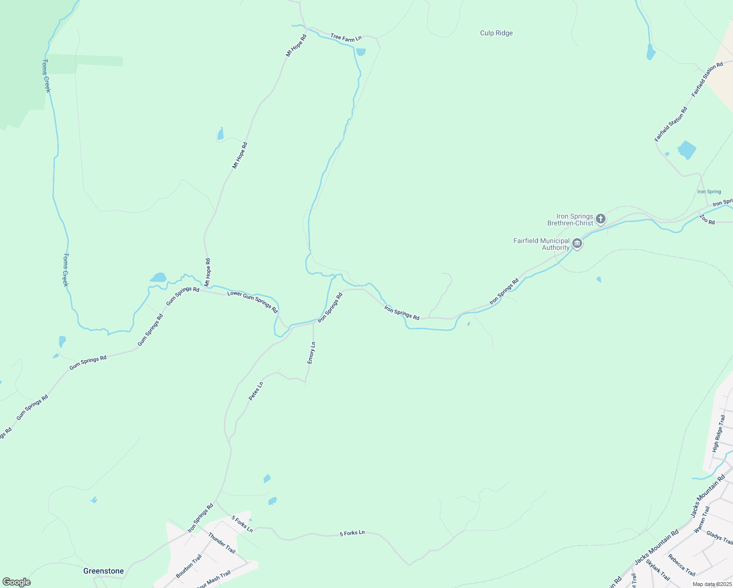 map of restaurants, bars, coffee shops, grocery stores, and more near 1476 Iron Springs Road in Fairfield