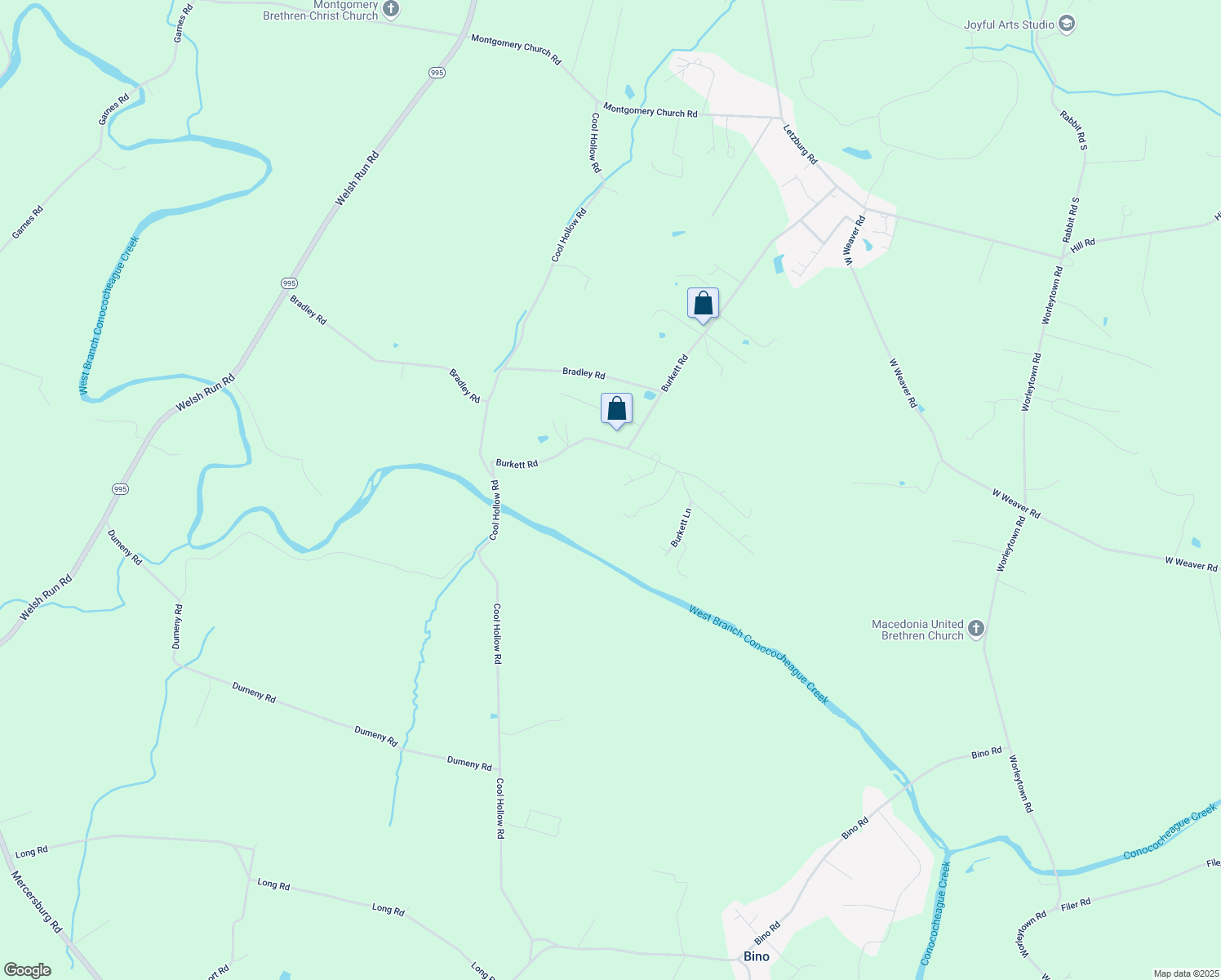 map of restaurants, bars, coffee shops, grocery stores, and more near 11513 Monn Drive in Greencastle