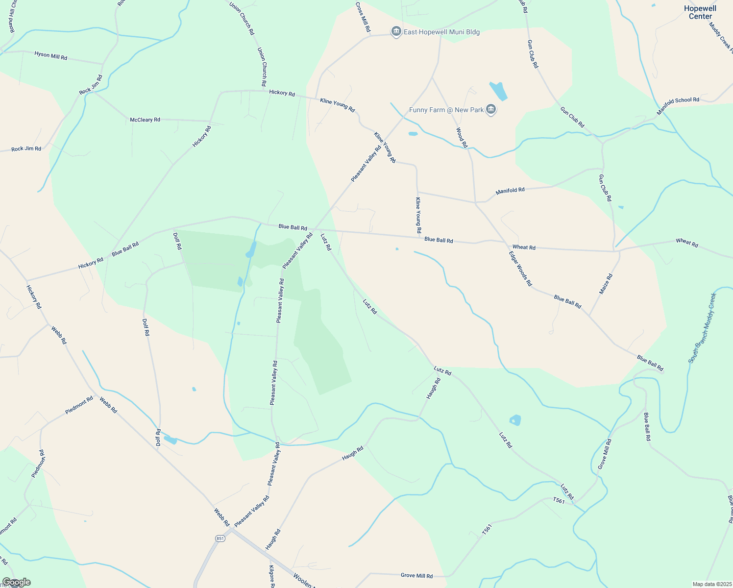 map of restaurants, bars, coffee shops, grocery stores, and more near 16981 Lutz Rd in Stewartstown