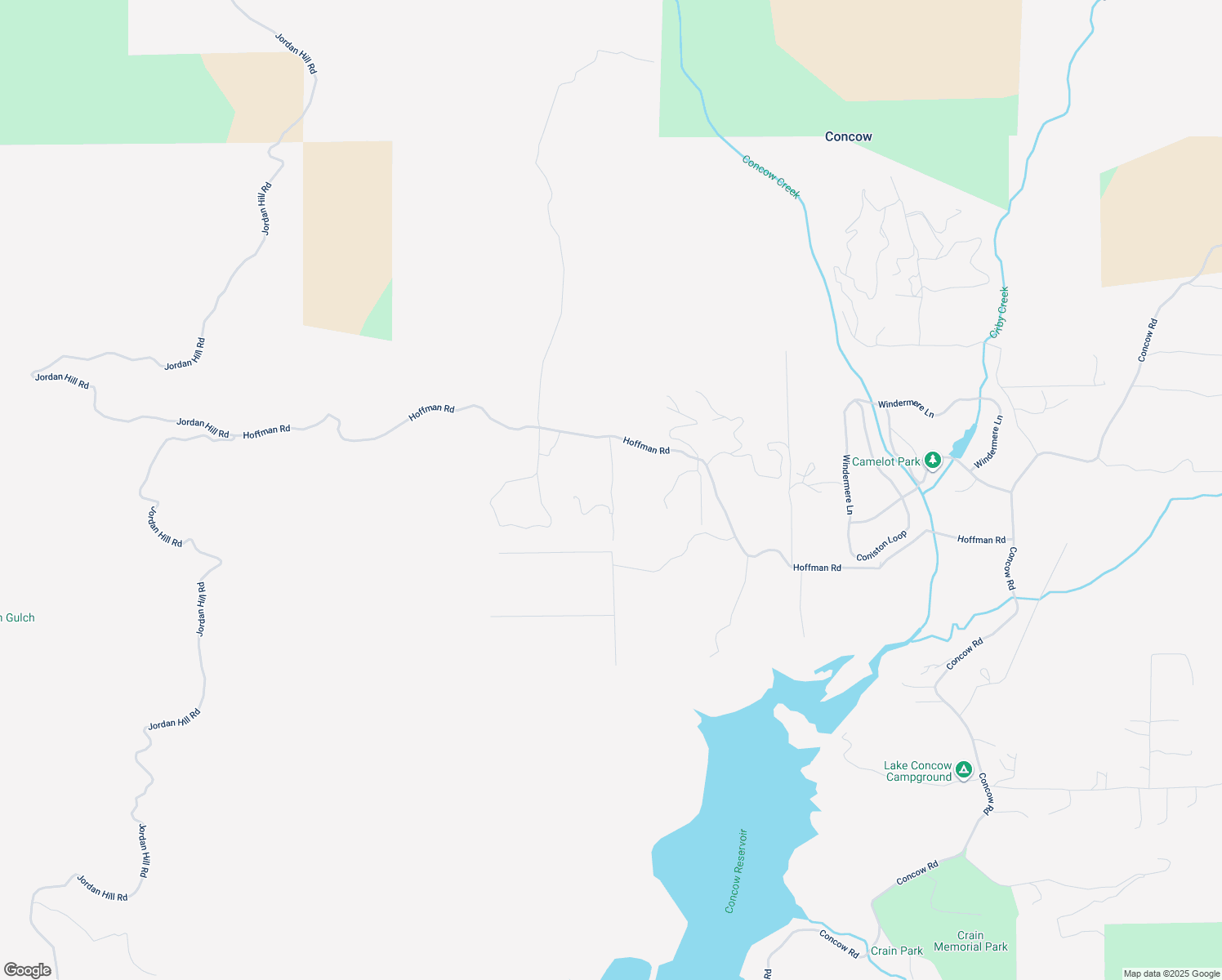 map of restaurants, bars, coffee shops, grocery stores, and more near Astoria Way in Concow