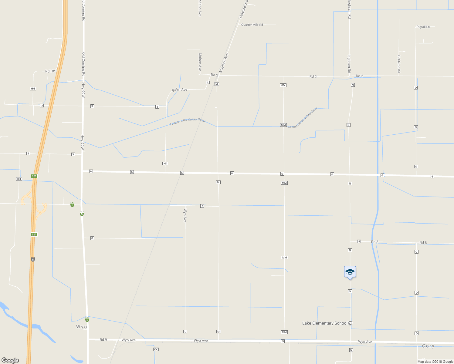 map of restaurants, bars, coffee shops, grocery stores, and more near 4872 County Road M in Orland