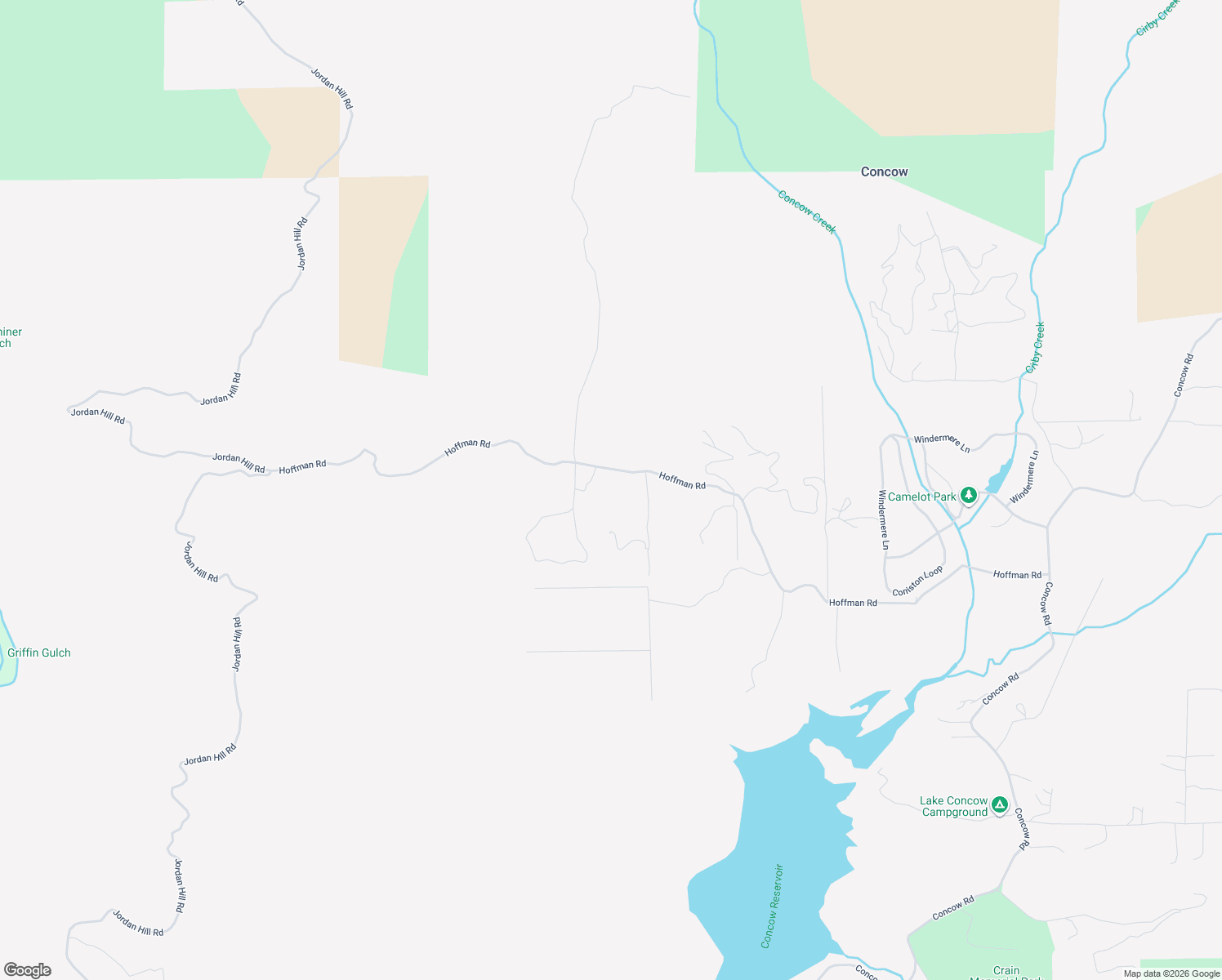 map of restaurants, bars, coffee shops, grocery stores, and more near 3488 Hoffman Road in Oroville