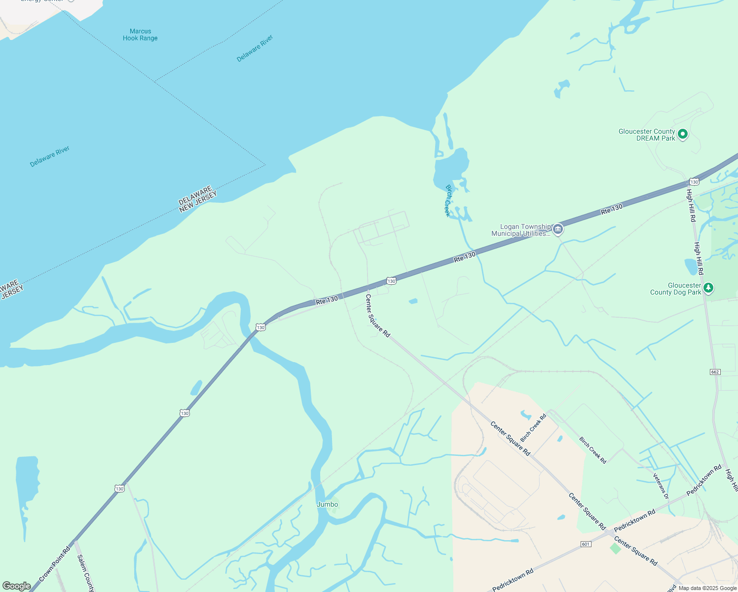 map of restaurants, bars, coffee shops, grocery stores, and more near 64 Center Square Road in Swedesboro